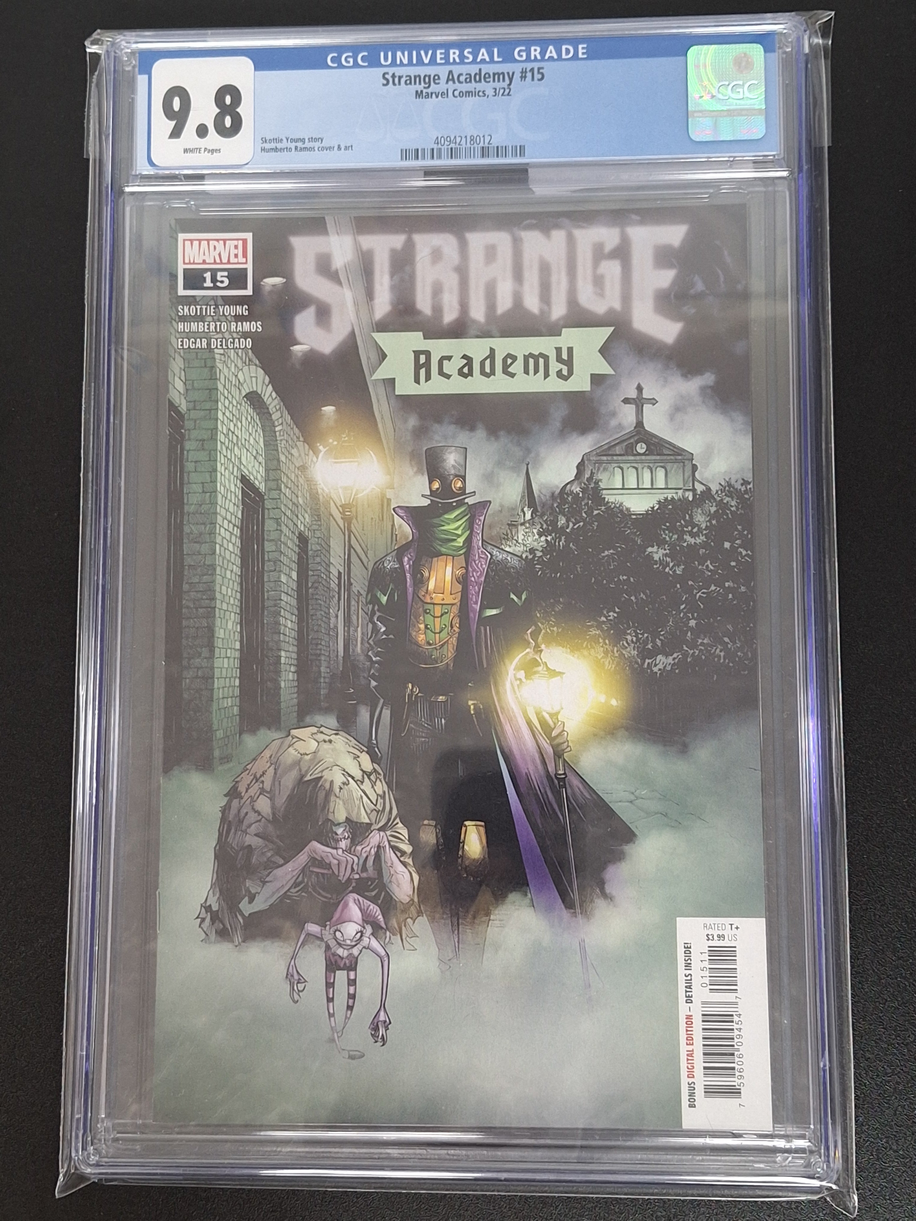 Strange Academy 15 Marvel 2022 Cover A CGC 9.8 1st App of Gaslamp