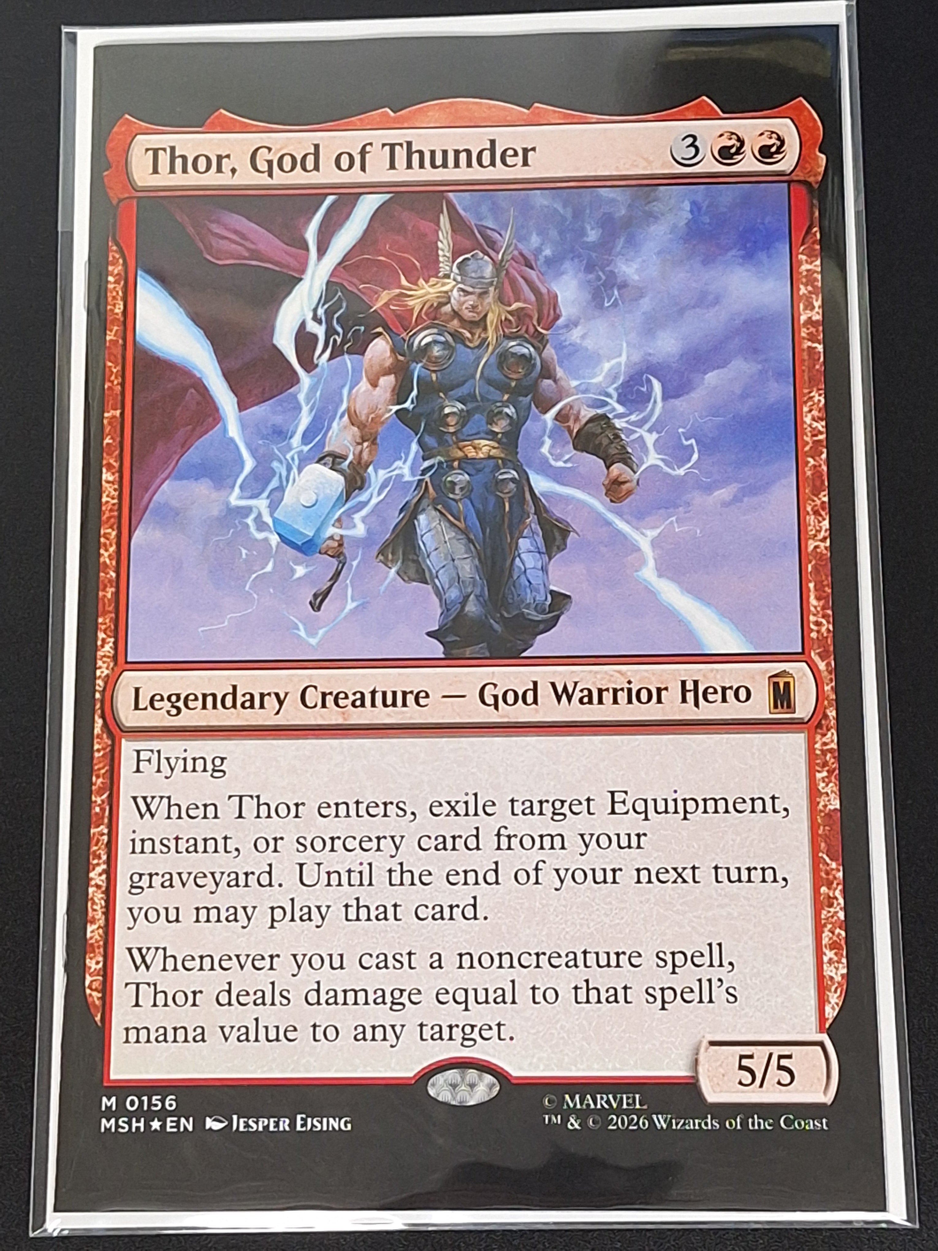 Mortal Thor 11 Marvel 2026 Magic The Gathering Variant