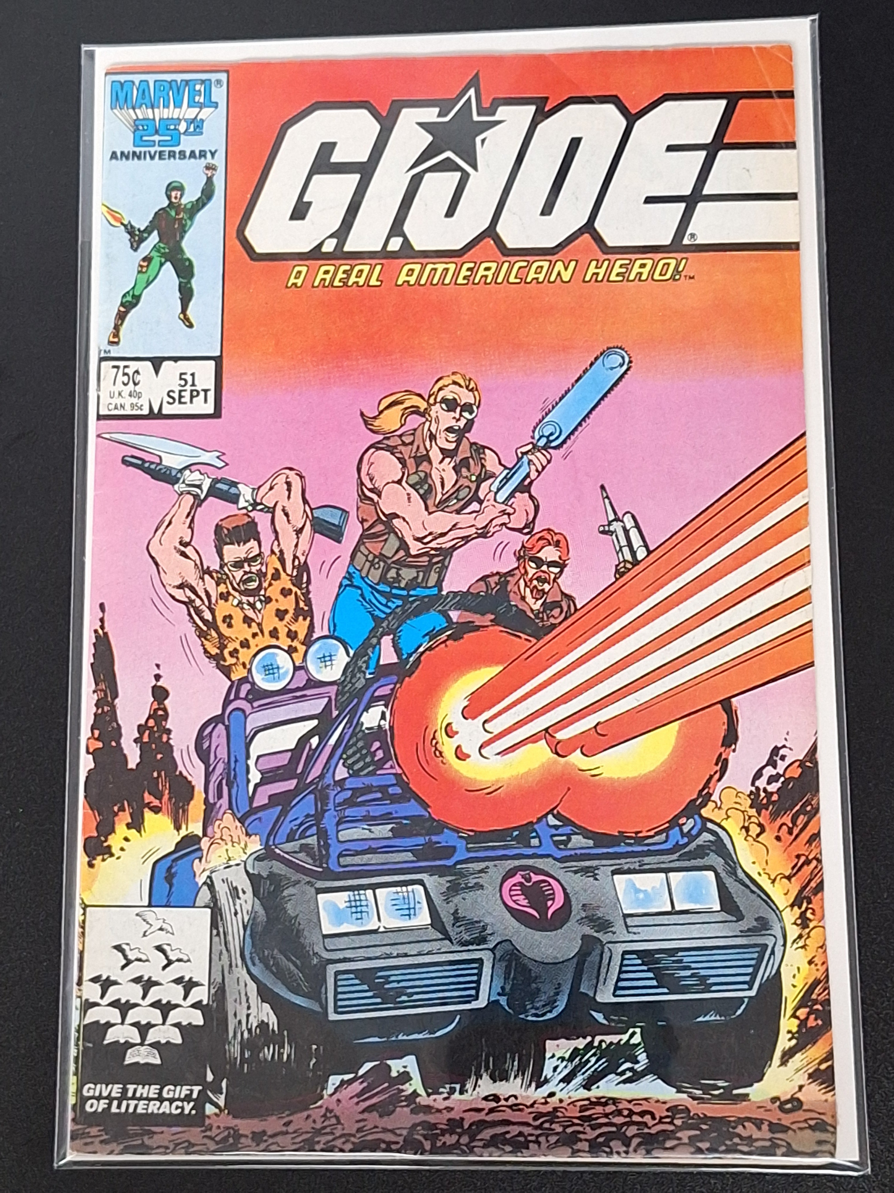 G.I. Joe 51 Marvel 1986 1st App of Cross Country