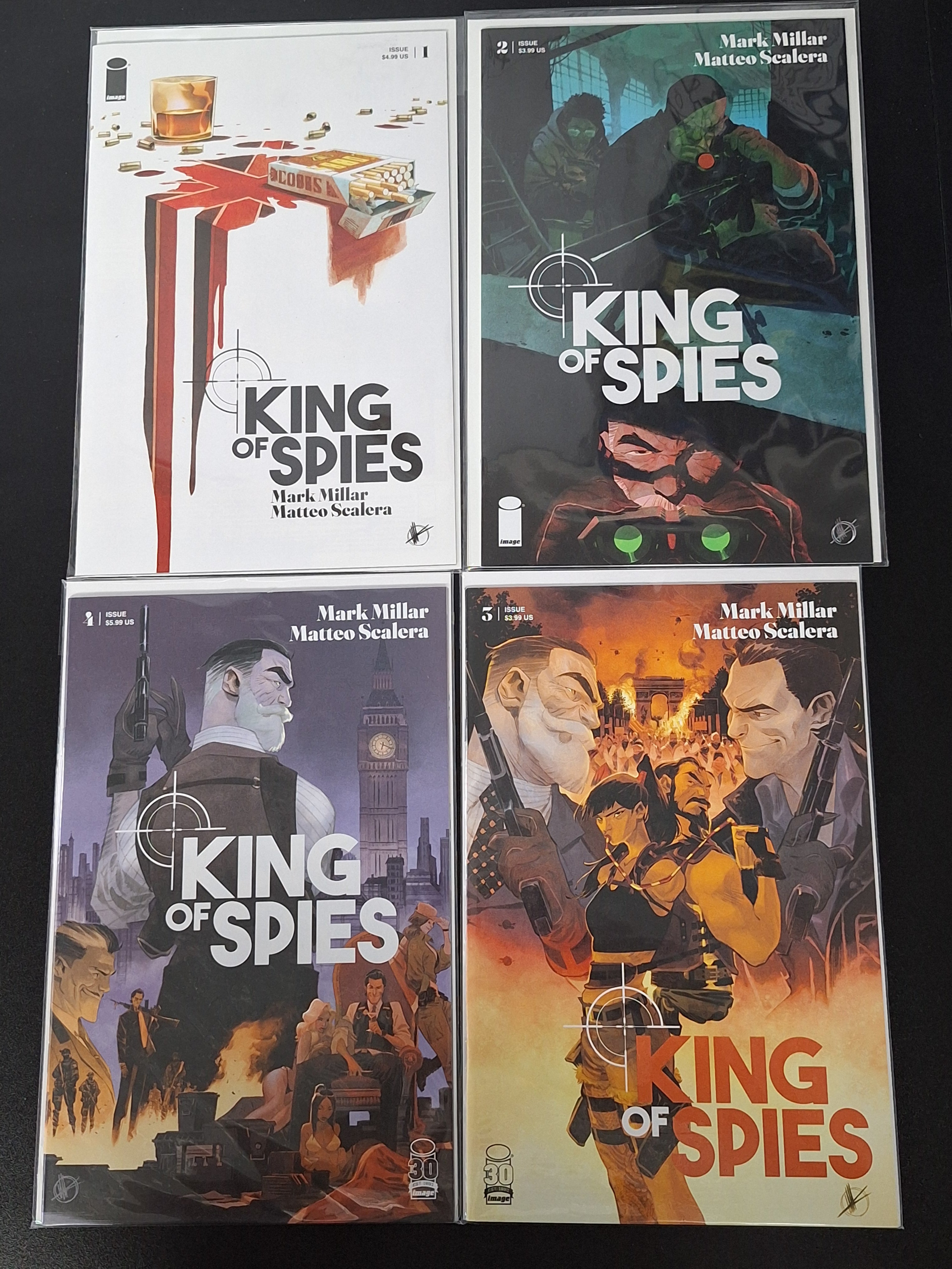 King of Spies 1-4 Image 2022 Full Series, Set of Four