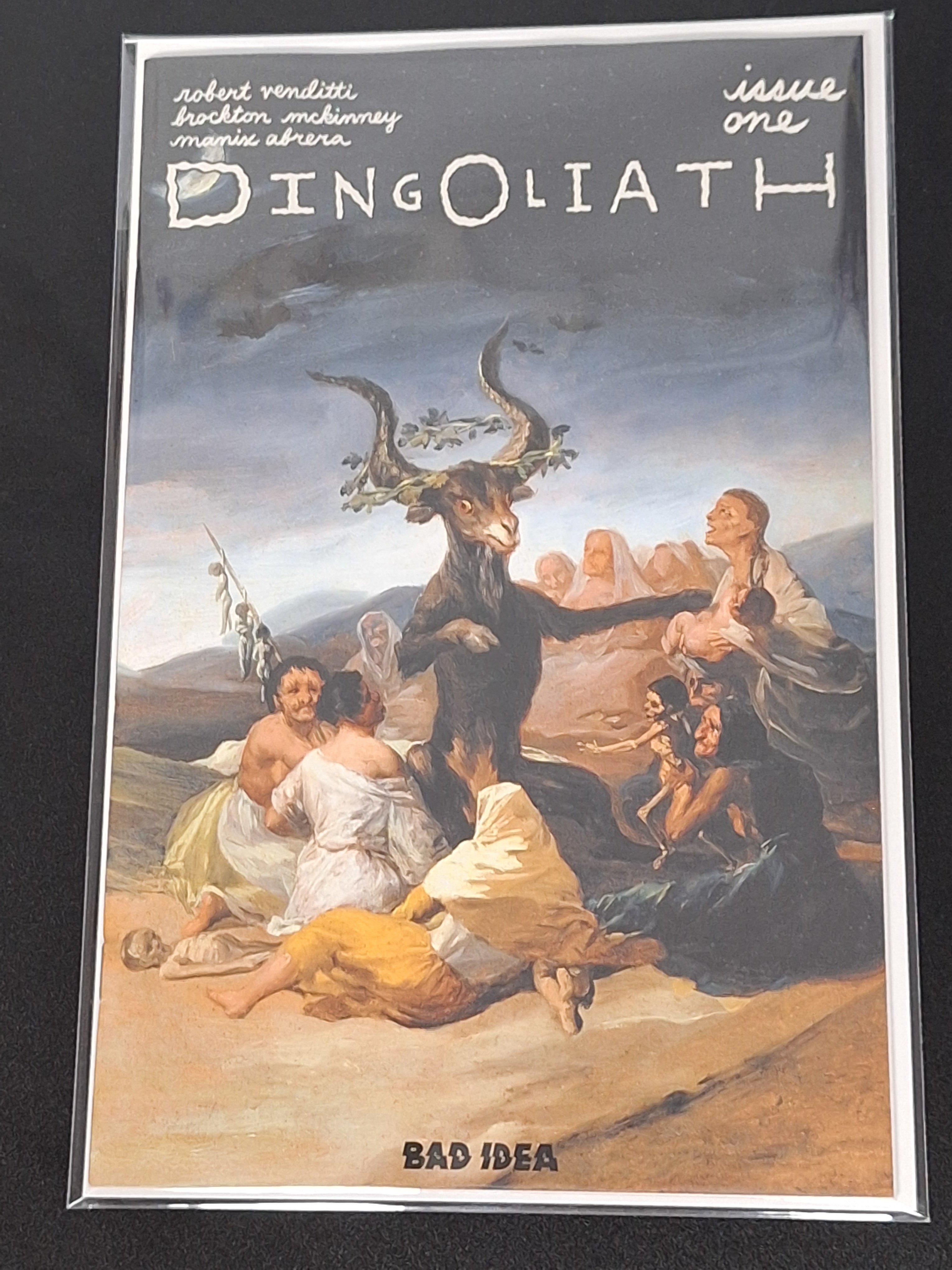 Dingoliath 1 Bad Idea Comics 2026 Francisco De Goya Old Masters Variant
