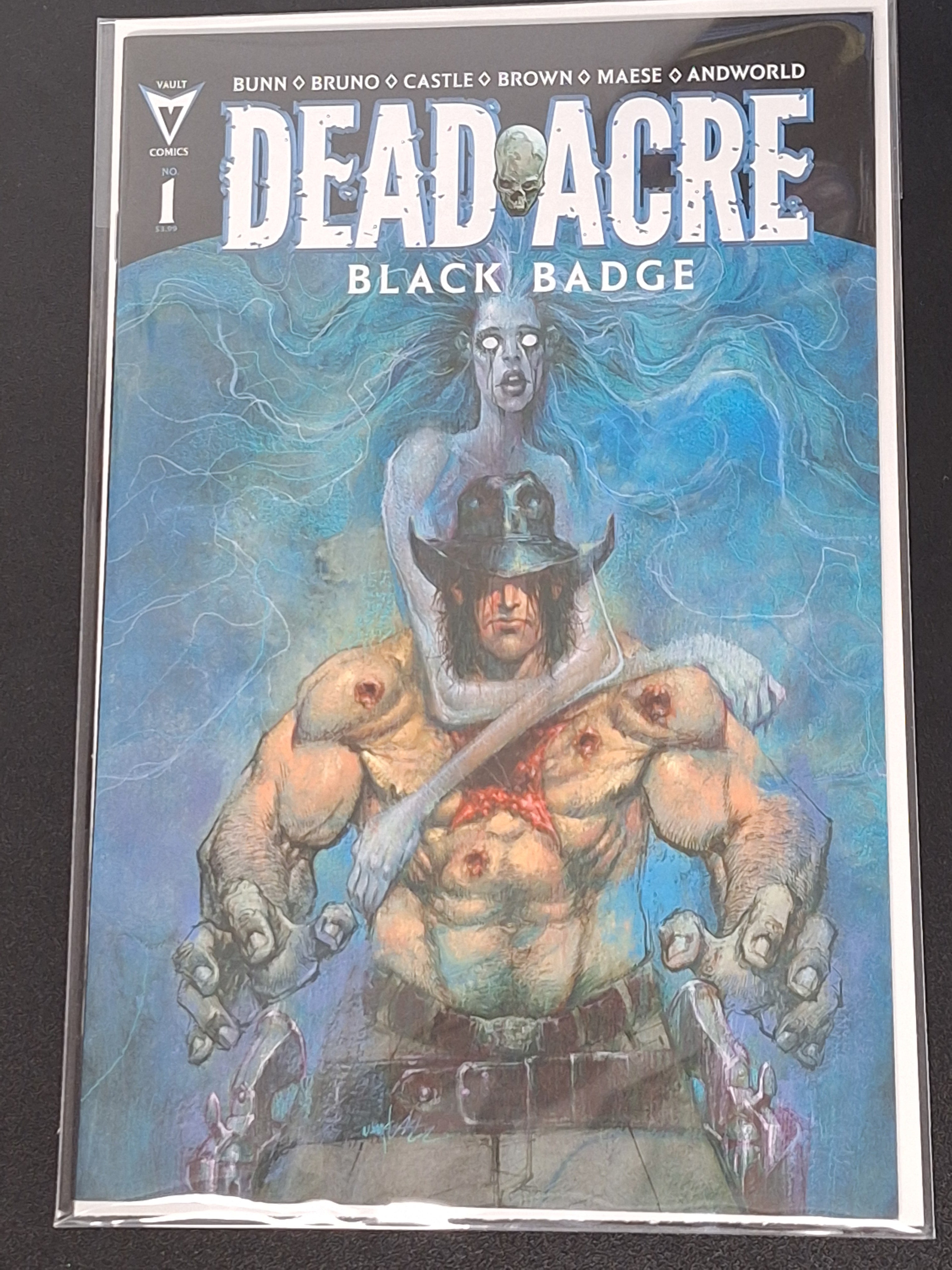 Dead Acre: Black Badge 1 Vault Comics 2026 Wayshak 1:30 Variant