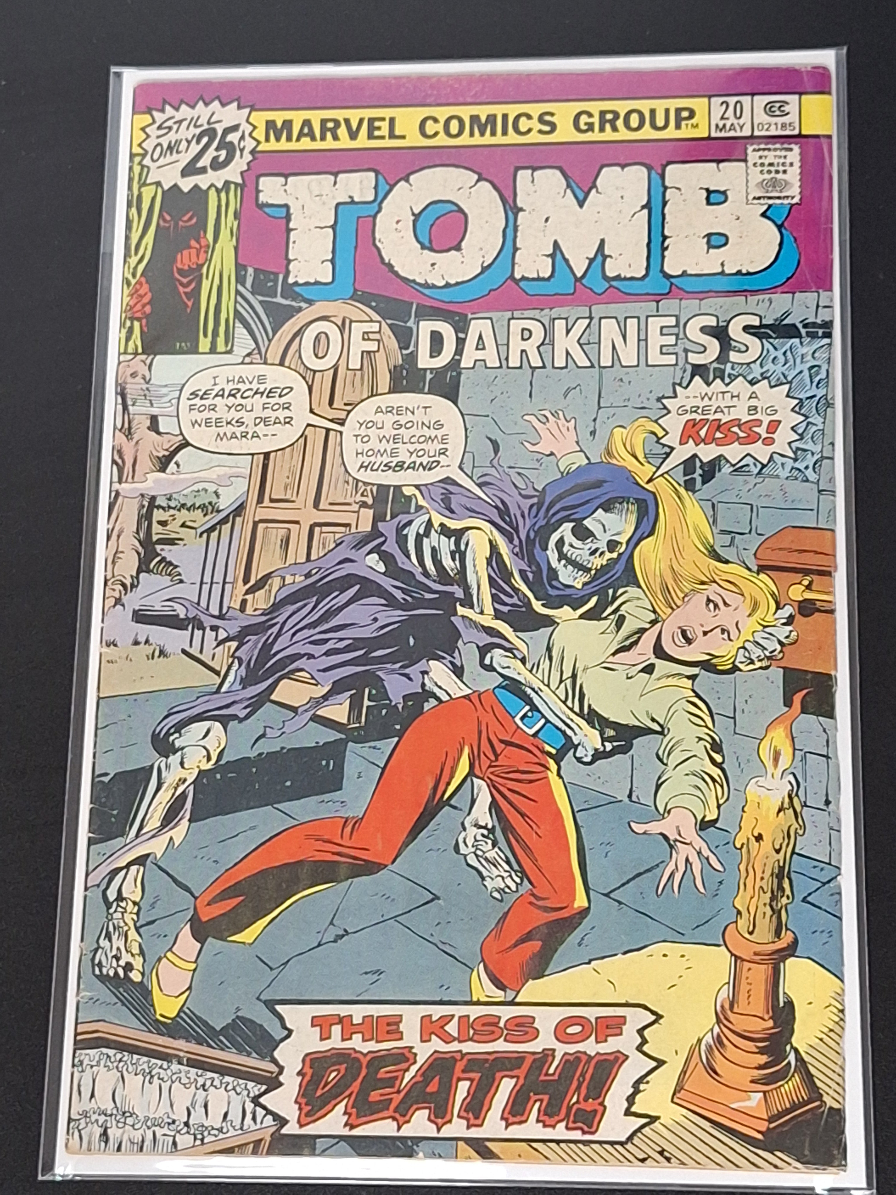 Tomb Of Darkness 20 Marvel 1976 Bronze Age, The Kiss Of Death