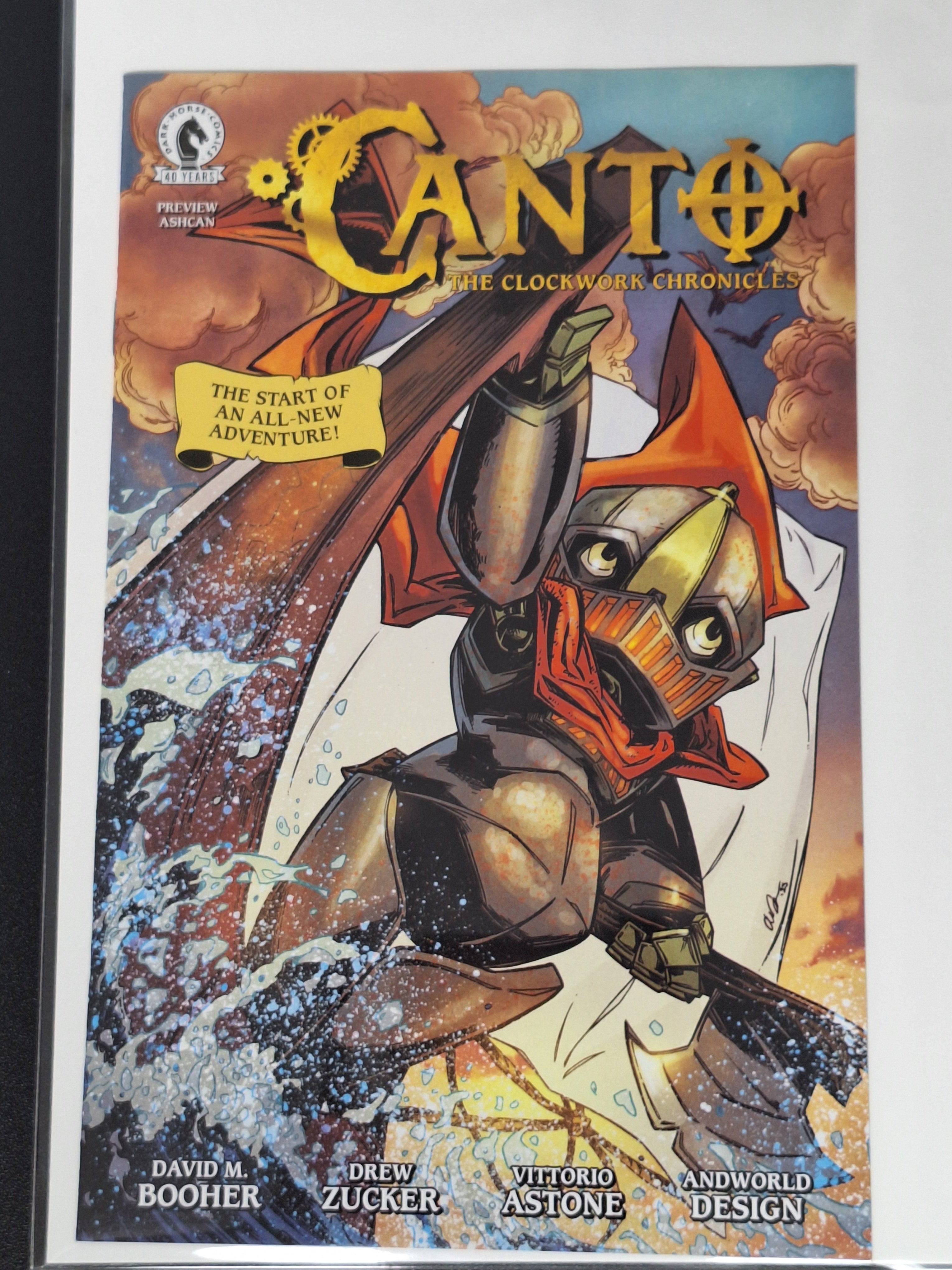 Canto: The Clockwork Chronicles 1 Dark Horse Comics 2026 Preview Ashcan Edition