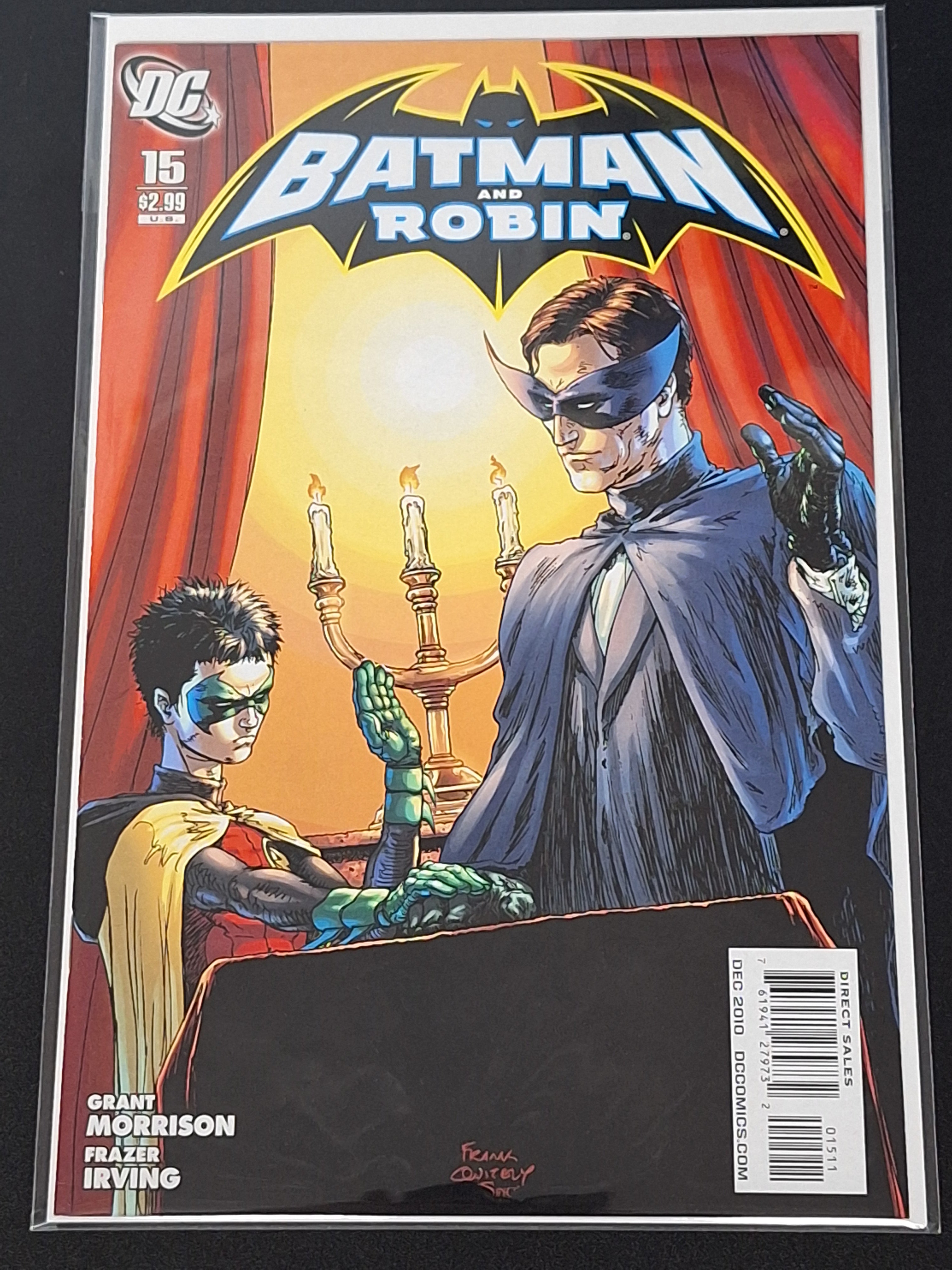 Batman And Robin 15 DC 2010 Frank Quitely Cover