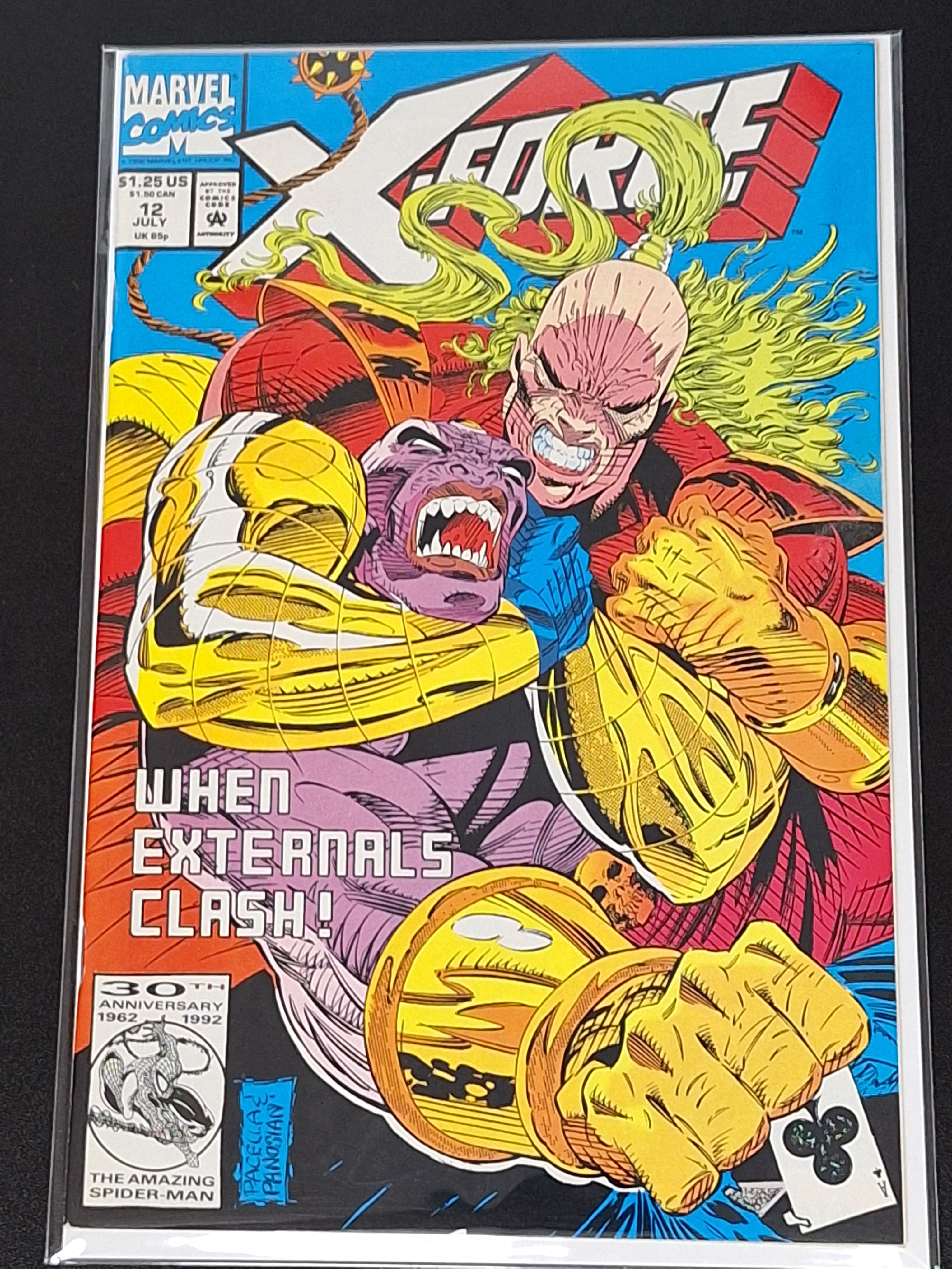 X-Force 12 Marvel 1992 Dan Panosian Cover
