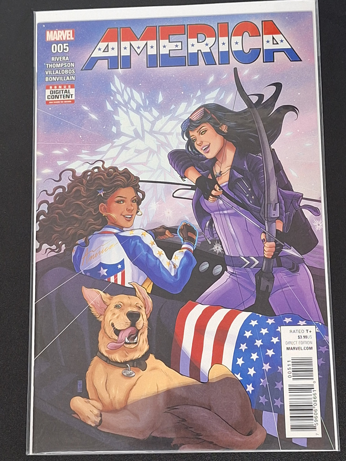 America 5 Marvel 2017 Jen Bartel Kate & Lucky Cover
