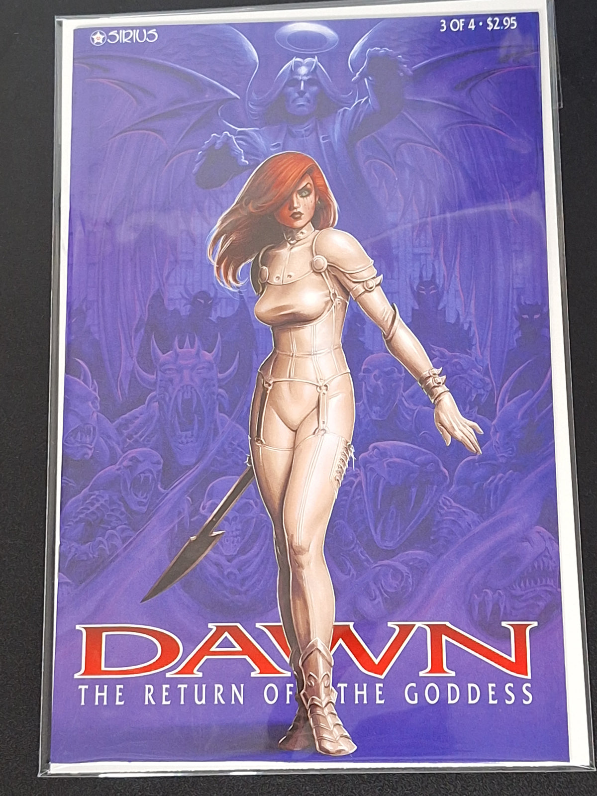 Dawn: Return Of The Goddess 3 Sirius Comics 1999 Joseph Michael Linsner