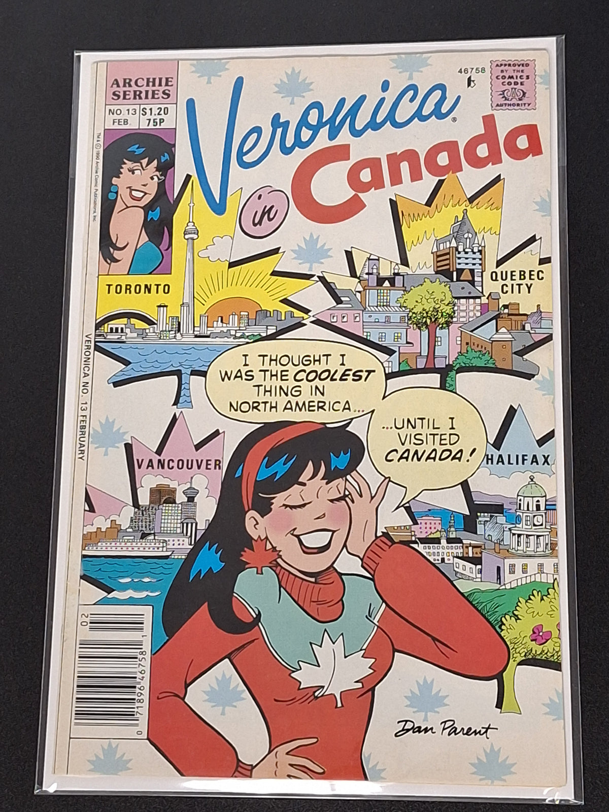 Veronica 13 Archie Series 1991 Newsstand Veronica In Canada