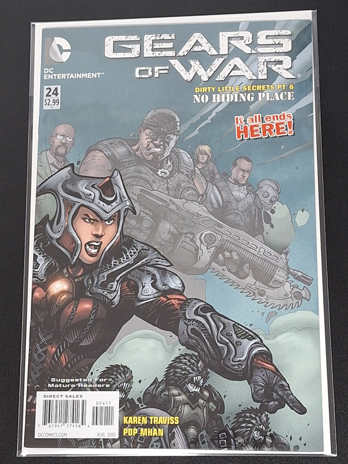 Gears of War 24 DC 2012 Rare Final Issue