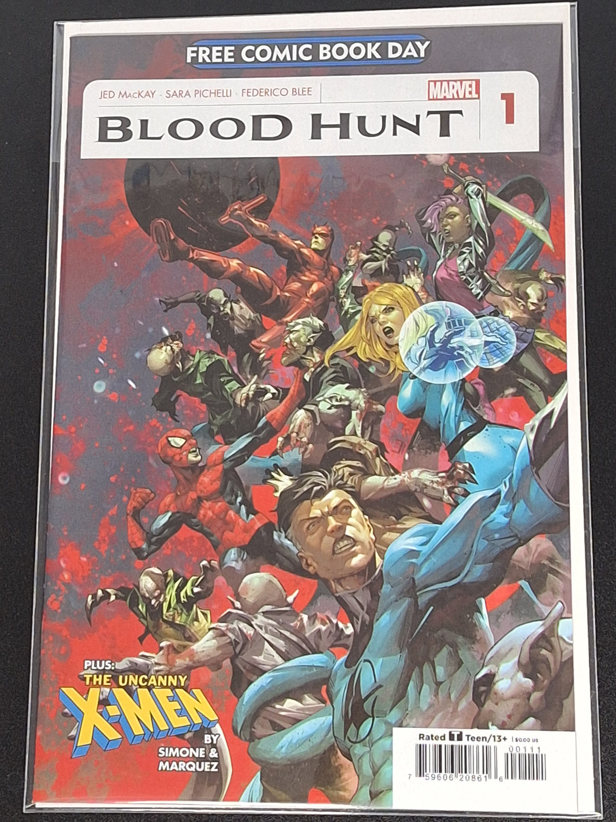 Blood Hunt 1 & Uncanny X-Men Marvel 2024 FCBD