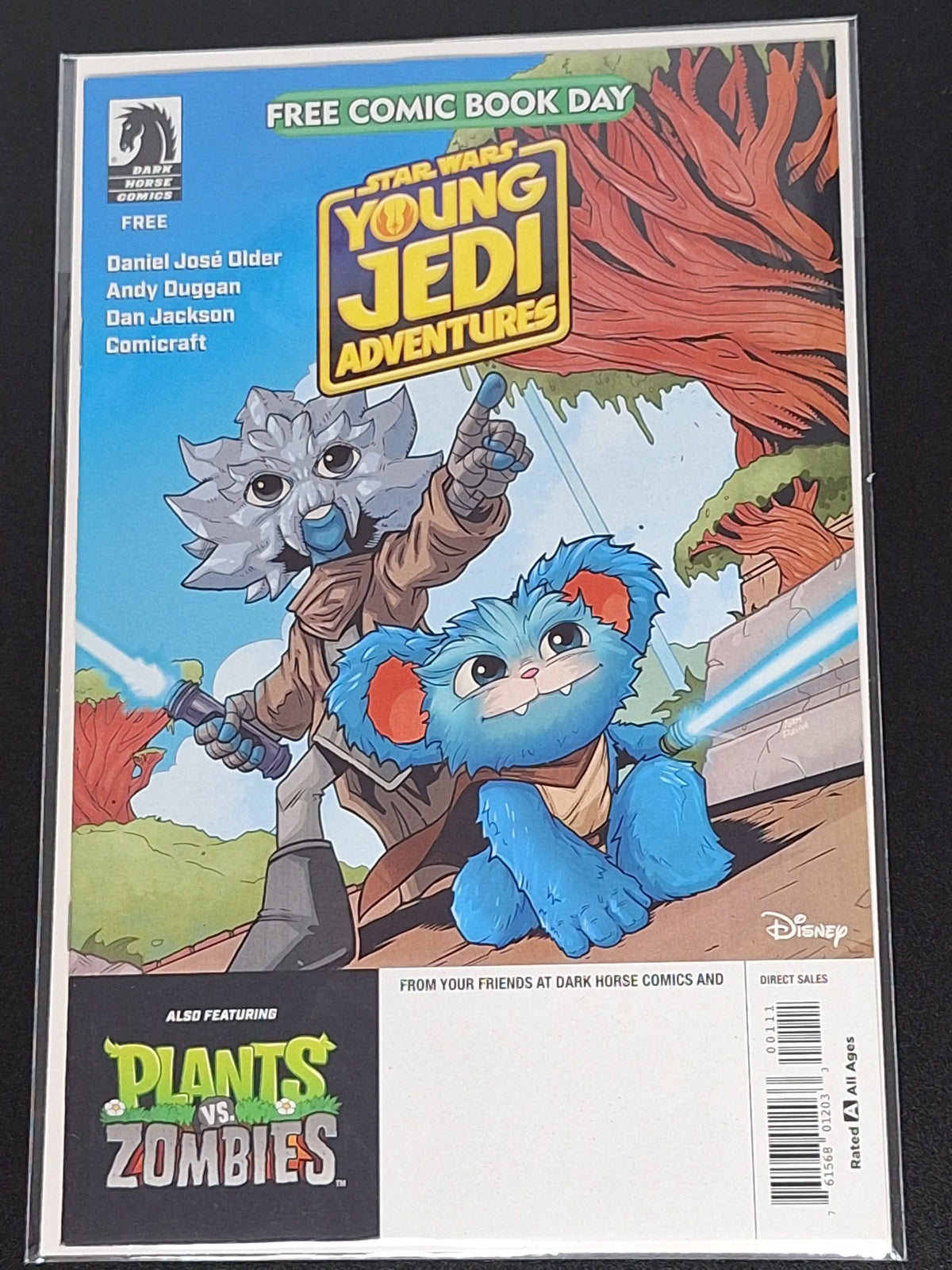 Young Jedi Adventures / Plants vs Zombies Dark Horse Comics 2024 FCBD