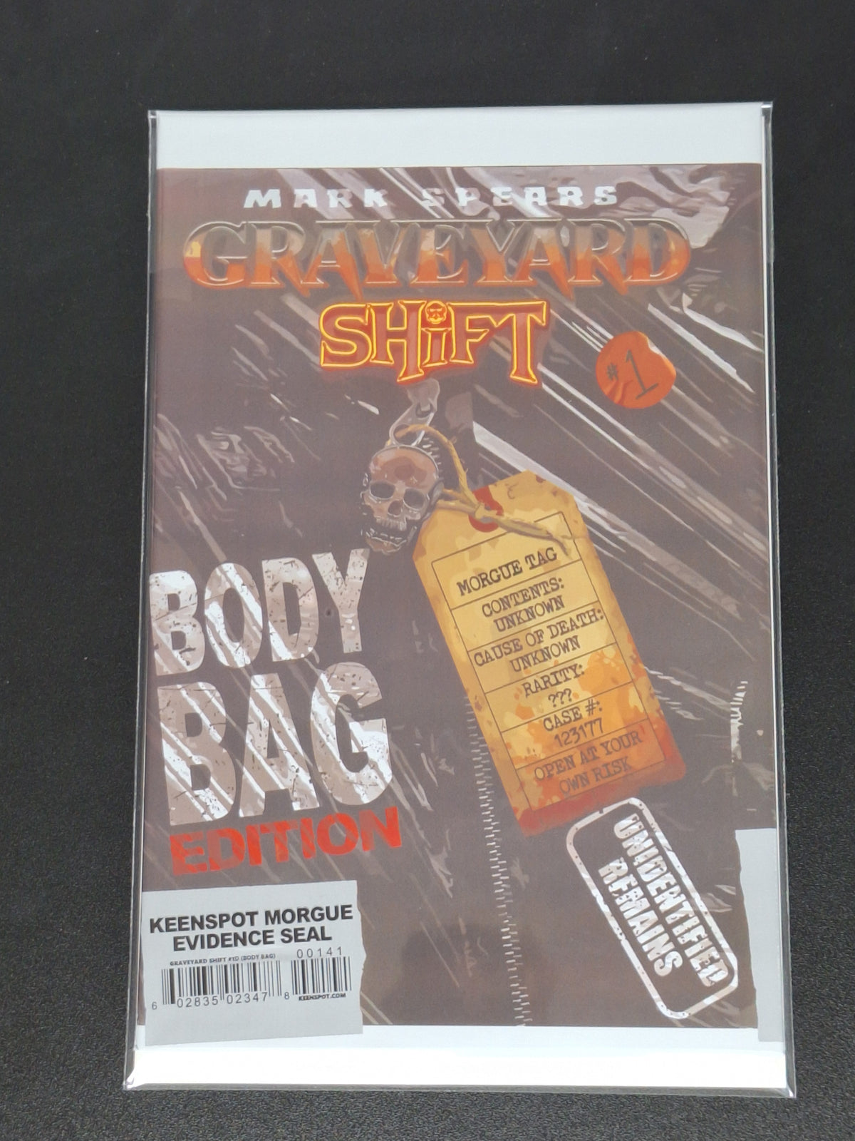 Mark Spears Graveyard Shift 1 Body Bag Edition Sealed - Auction