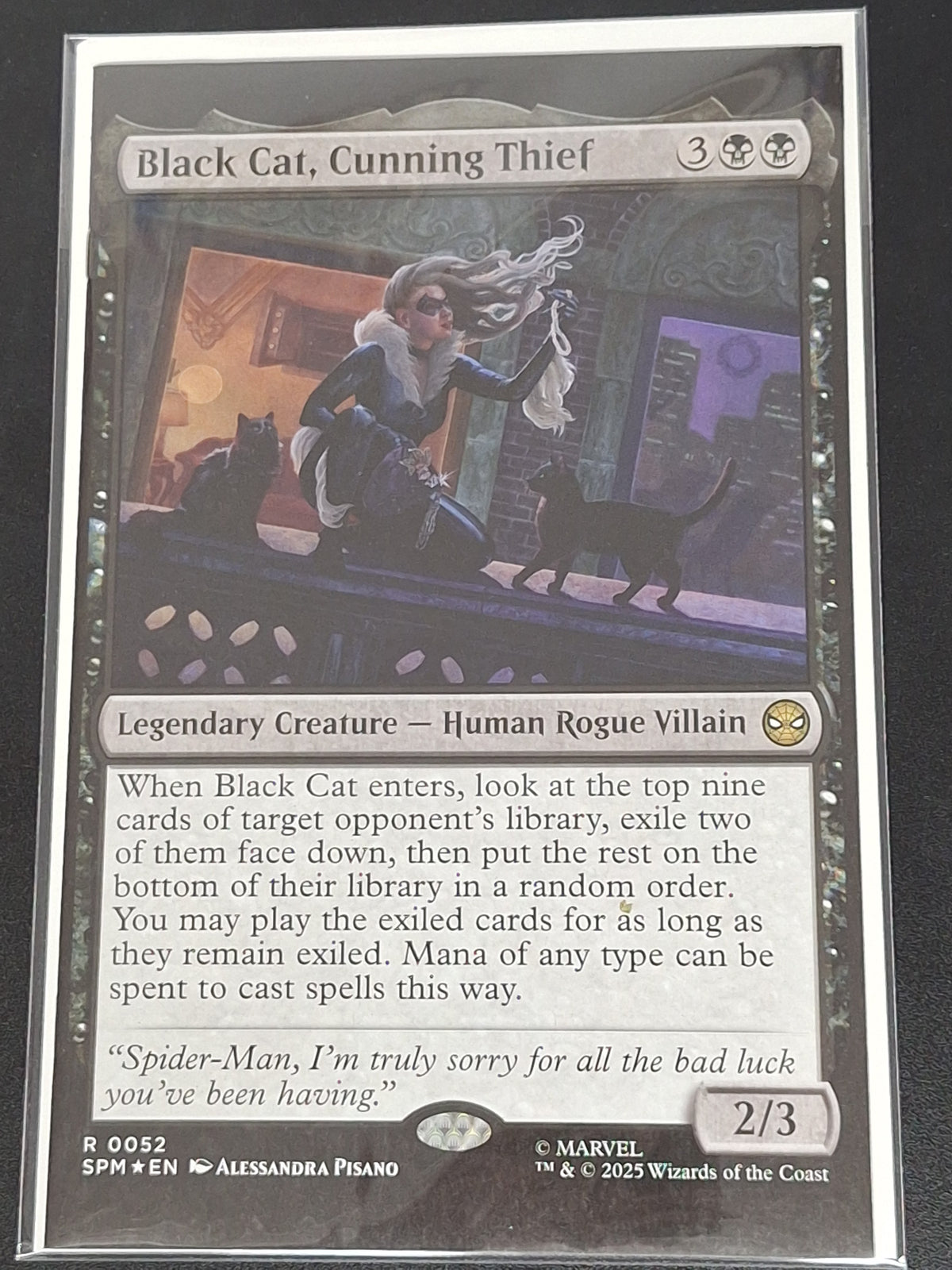 Black Cat 10 MTG Variant - Auction