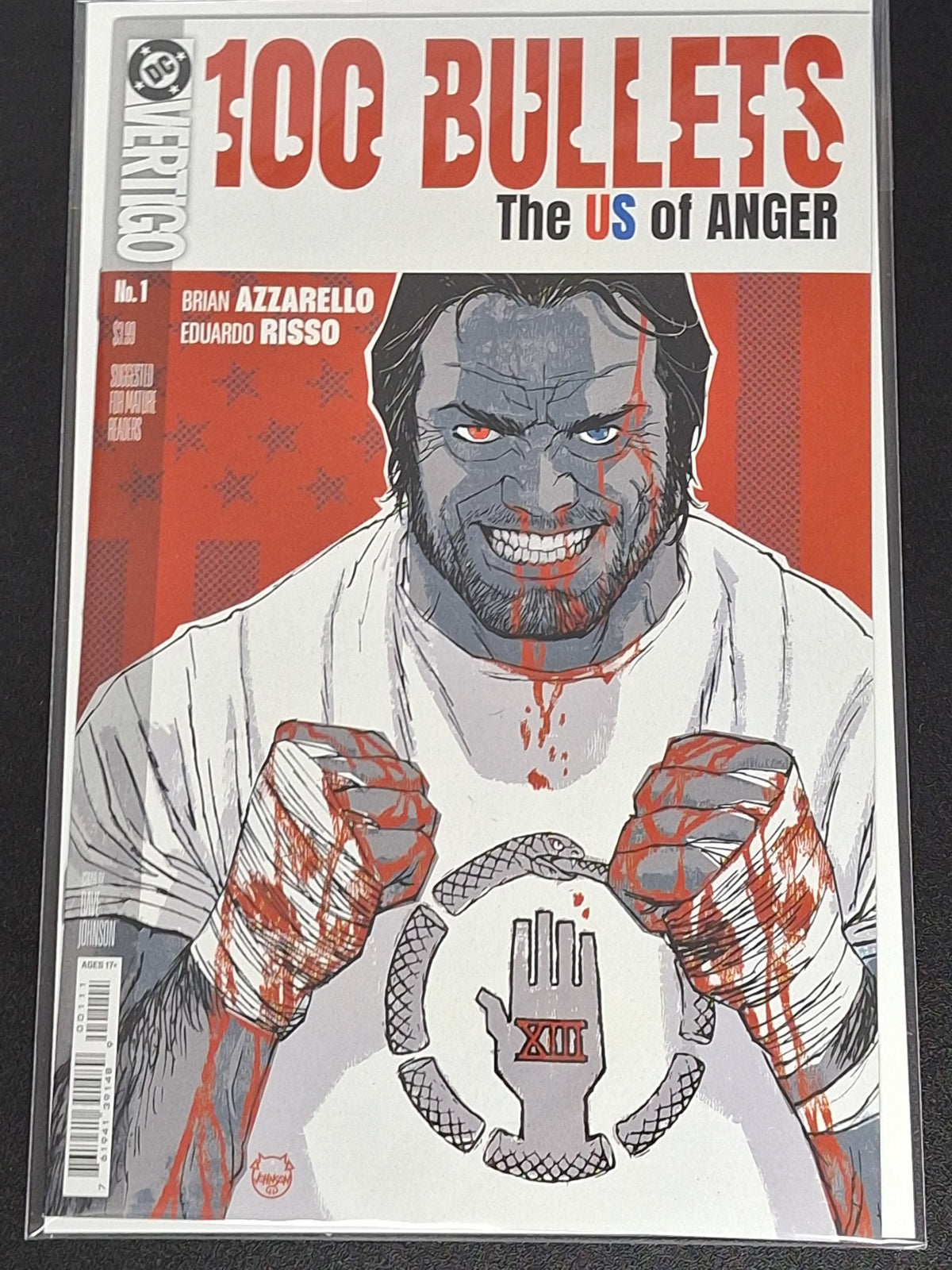 100 Bullets: The US of Anger 1 Cover A - Auction