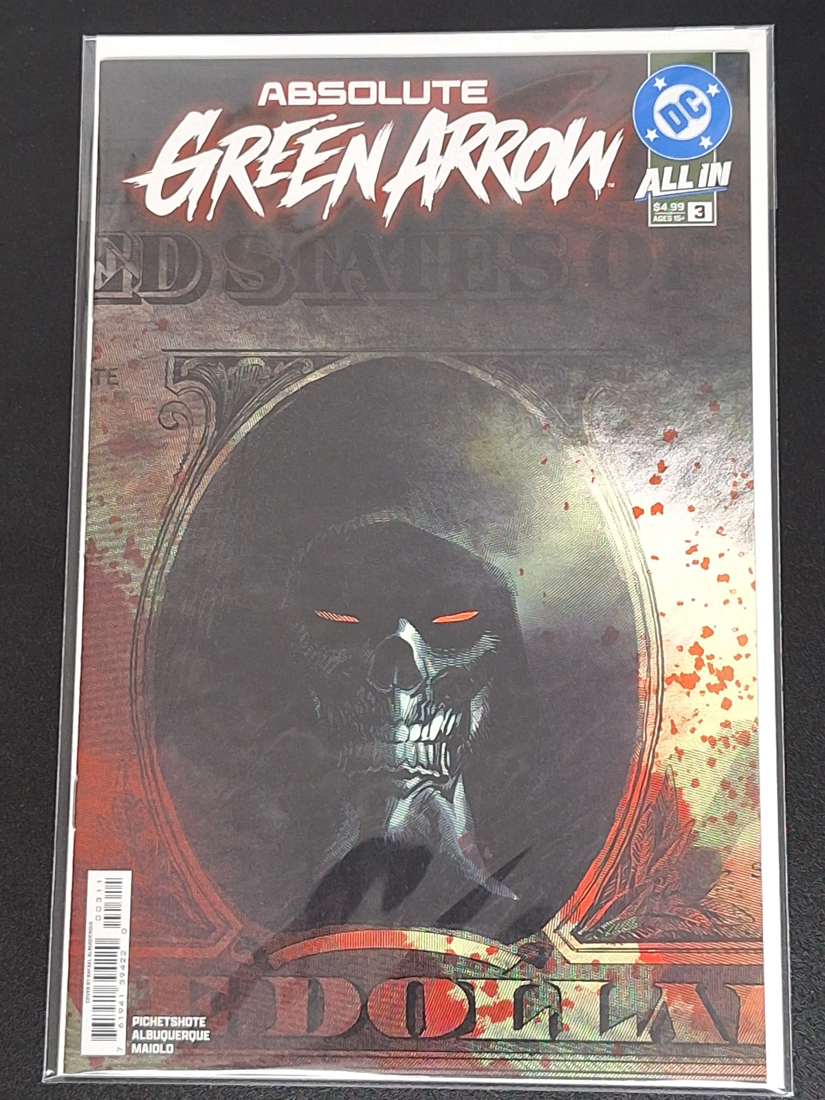 Absolute Green Arrow 3 Cover A - Auction