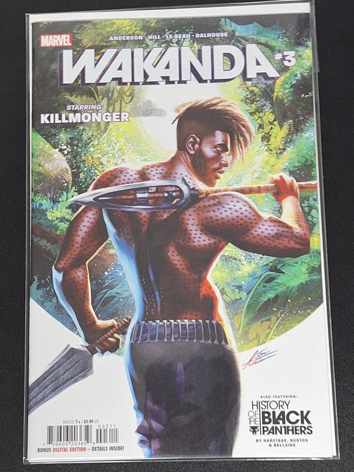Wakanda 3 Cover A Killmonger - Auction