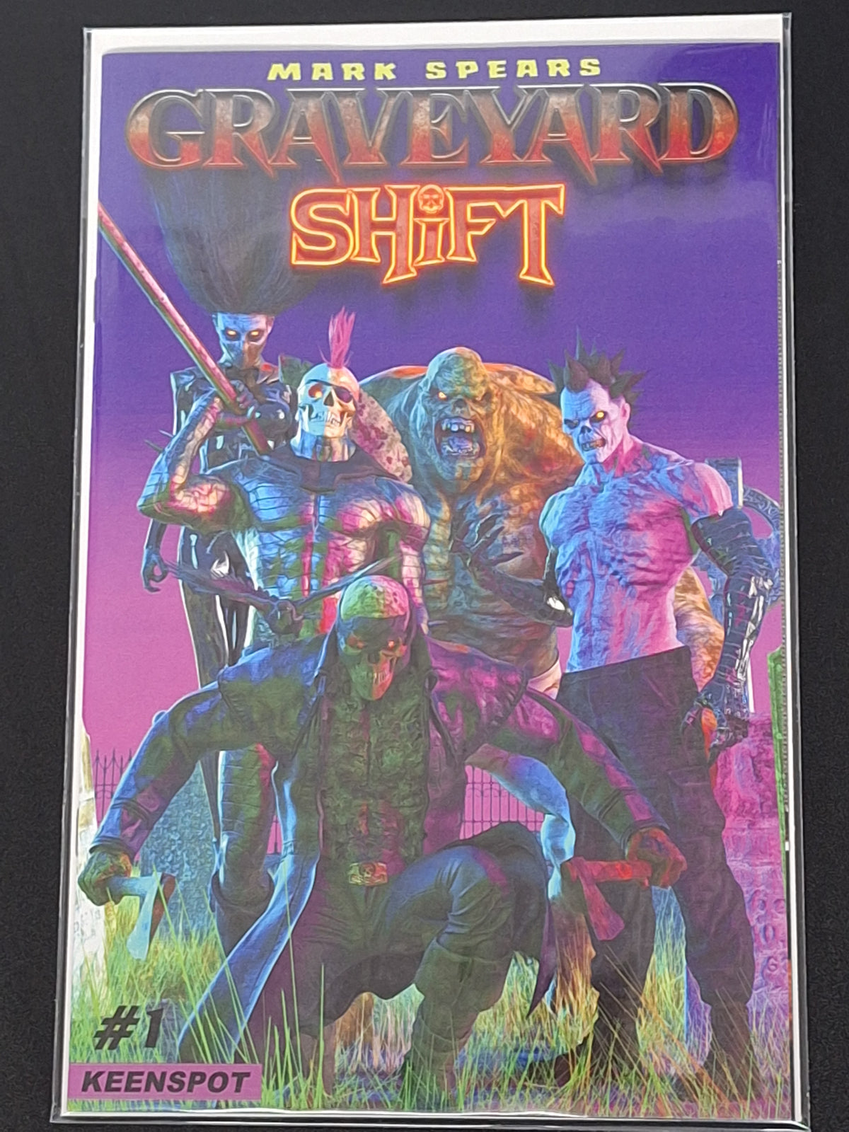 Mark Spears Graveyard Shift 1 Keenspot 2026 Cover A "Shift Happens"