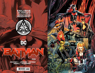 BATMAN #125 2ND PRINT JAY ANACLETO EXCLUSIVE VIRGIN FOIL VARIANT