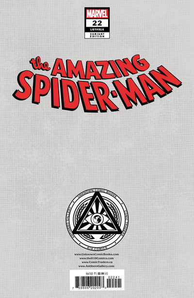 AMAZING SPIDER-MAN 22 DAVID NAKAYAMA EXCLUSIVE