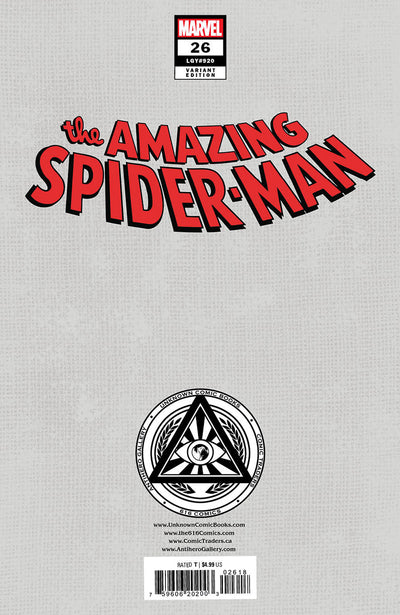 AMAZING SPIDER-MAN 26 KAARE ANDREWS EXCLUSIVE VIRGIN