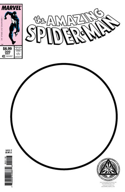 AMAZING SPIDER-MAN 300 FACSIMILE EXCLUSIVE BLANK VARIANT