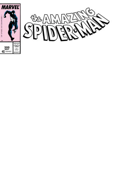 AMAZING SPIDER-MAN 300 FACSIMILE EXCLUSIVE BLANK VARIANT