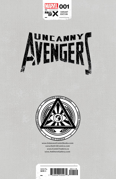 UNCANNY AVENGERS 1 R1C0 VIRGIN EXCLUSIVE