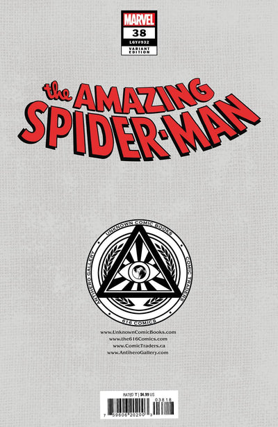 AMAZING SPIDER-MAN 38 DERRICK CHEW VIRGIN EXCLUSIVE