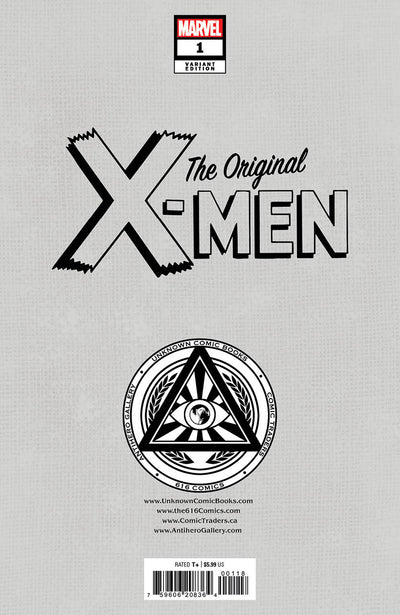 ORIGINAL X-MEN 1 KAARE ANDREWS EXCLUSIVE