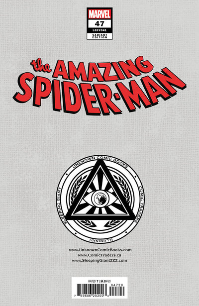 AMAZING SPIDER-MAN #47 LEIRIX VIRGIN EXCLUSIVE