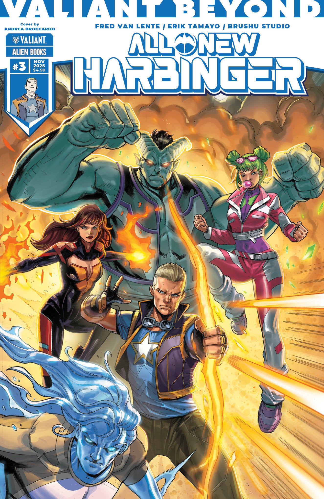 Valiant Beyond: All-New Harbinger #3 Cover A (Broccardo) 11/19/2025