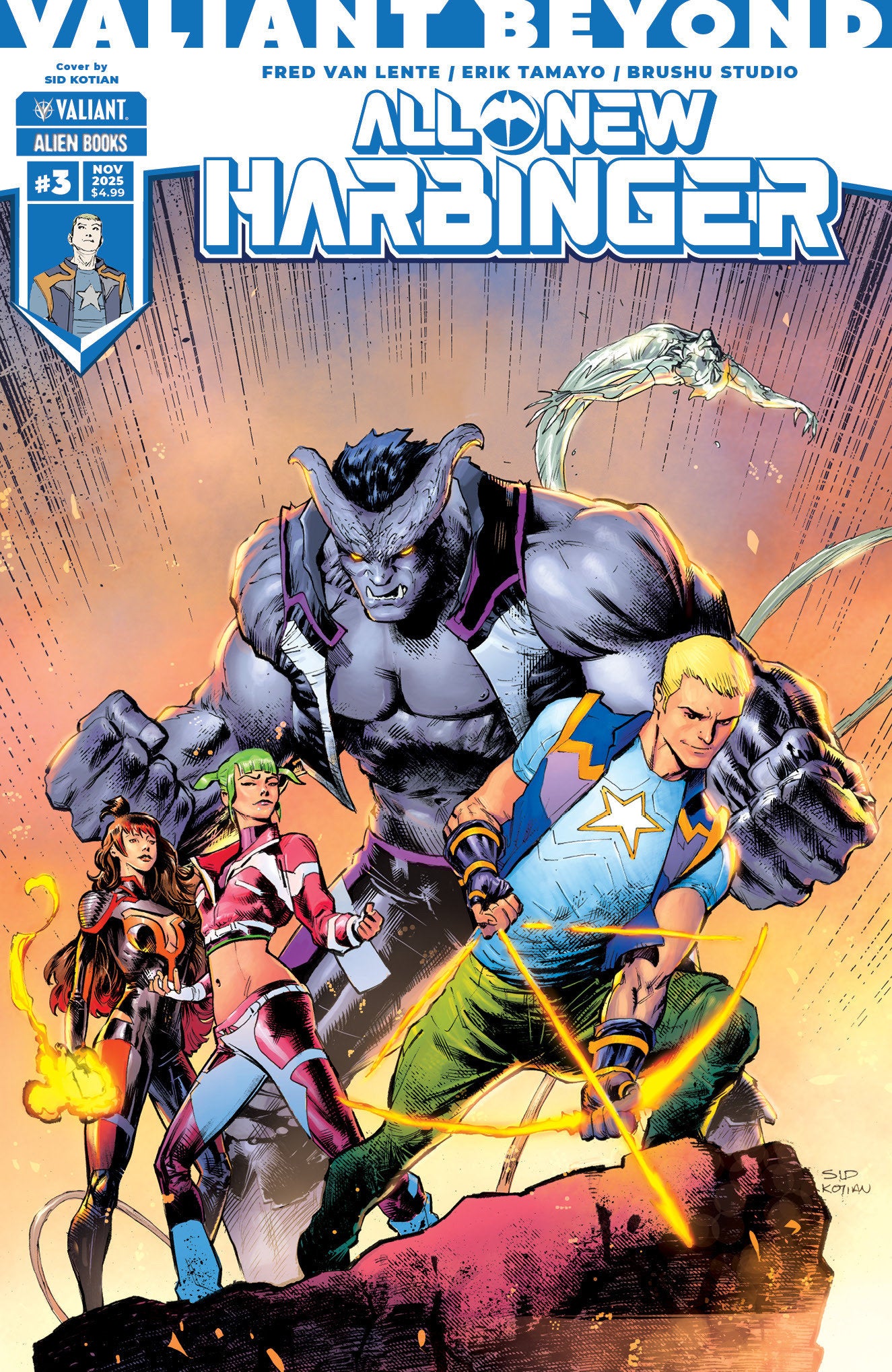 Valiant Beyond: All-New Harbinger #3 Variant B (Kotian) 11/19/2025