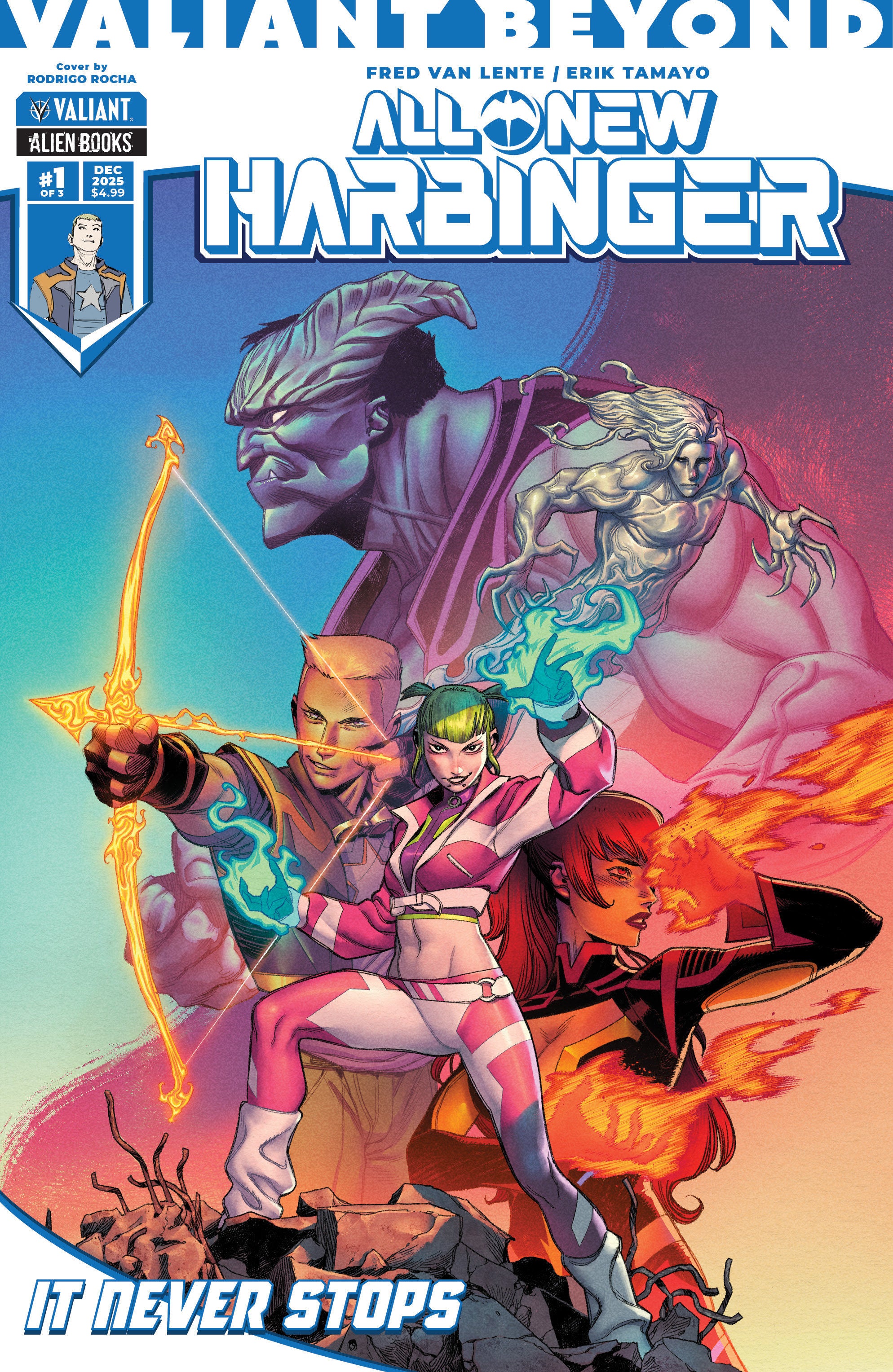 Valiant Beyond: All-New Harbinger #4--It Never Stops #1 Cover A (Rocha) 01/14/2026