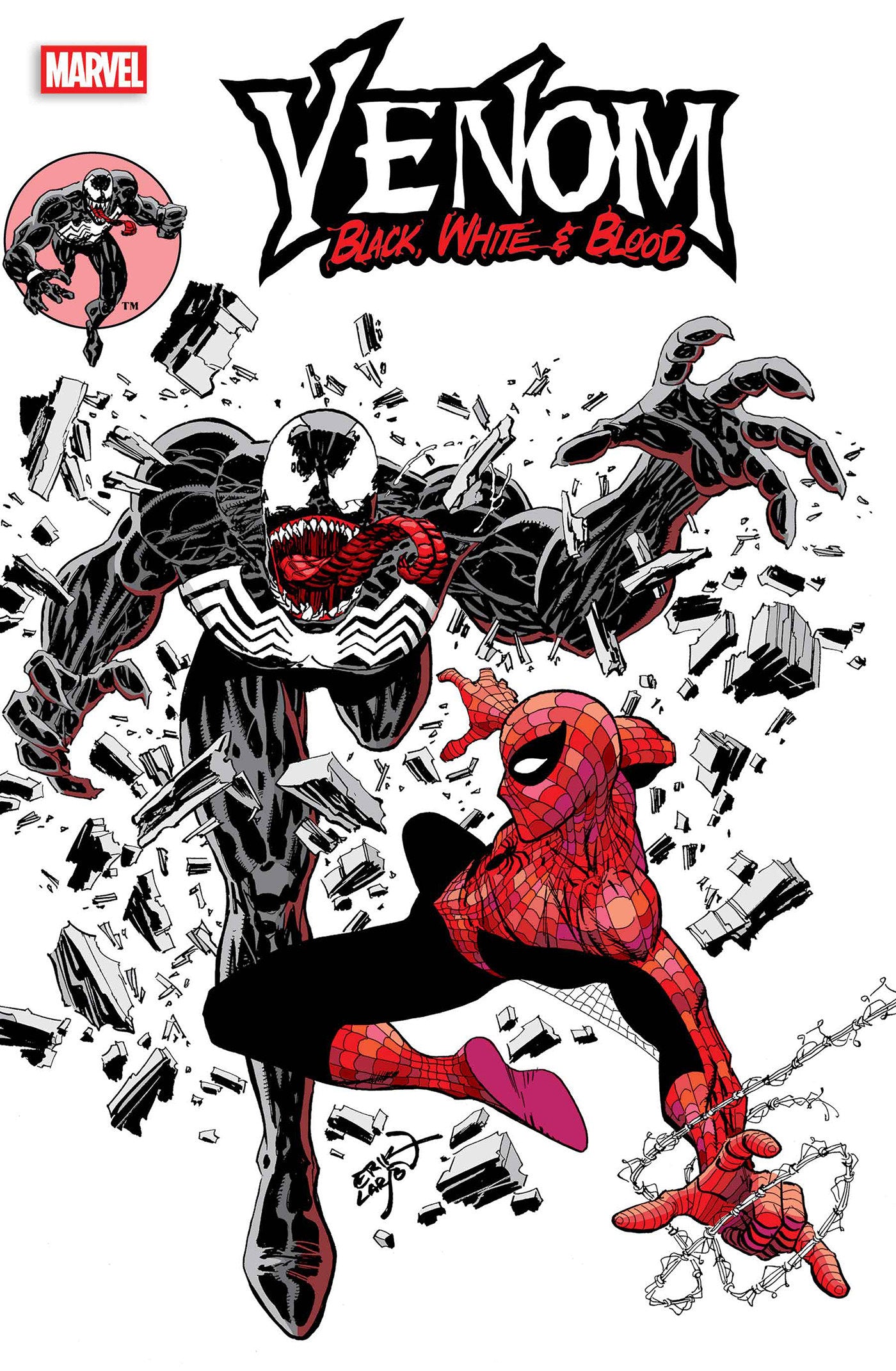 VENOM: BLACK, WHITE & BLOOD #2 ERIK LARSEN VARIANT 09/24/2025