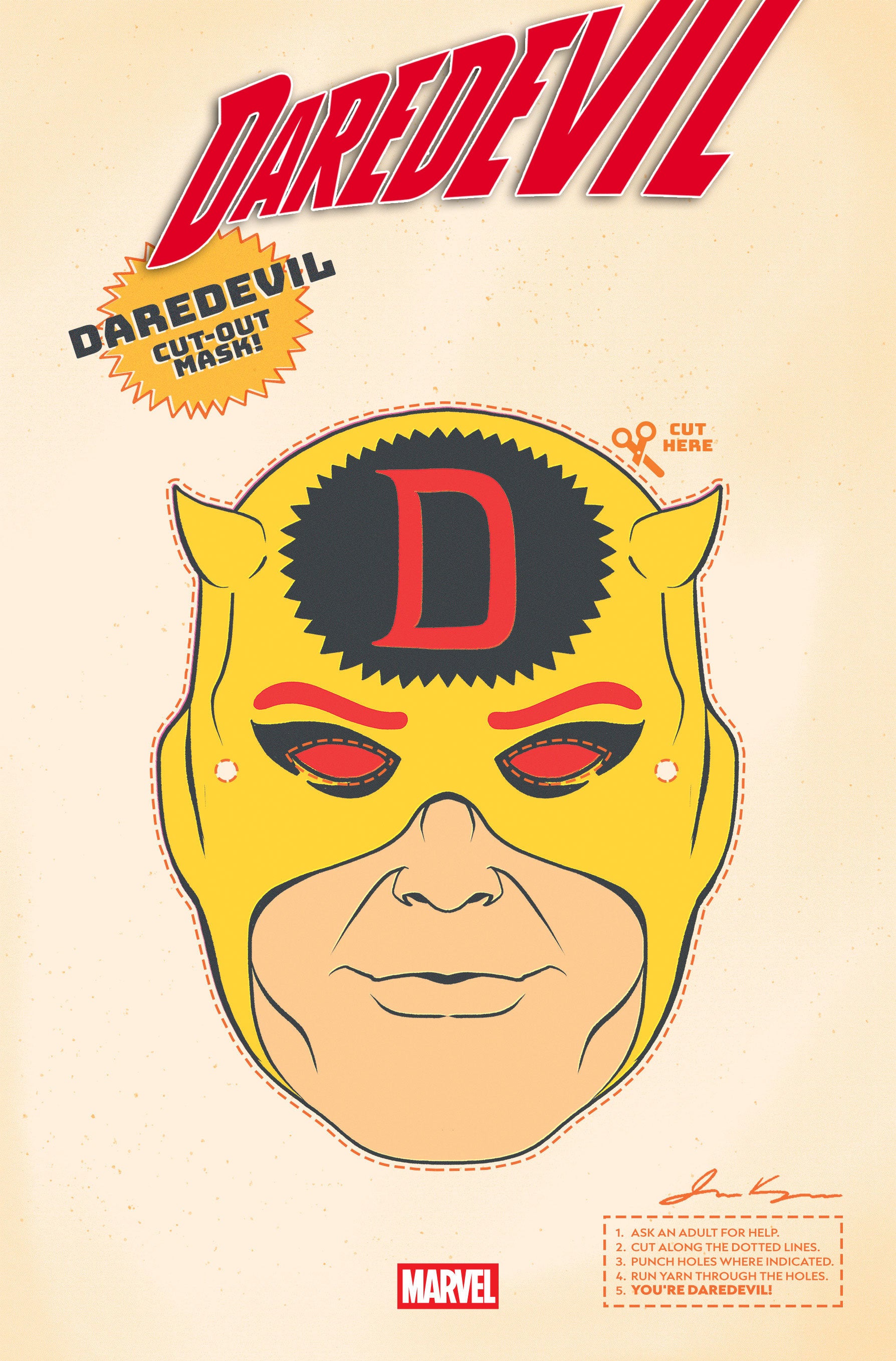 DAREDEVIL #25 RETRO HALLOWEEN MASK VARIANT 09/24/2025