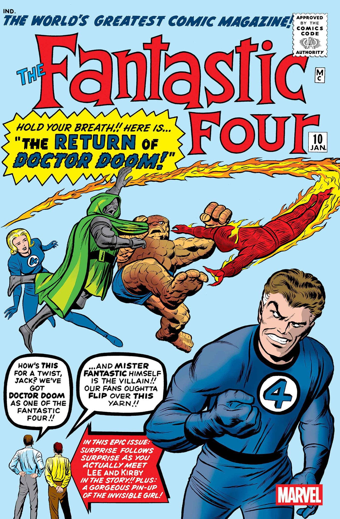 FANTASTIC FOUR #10 FACSIMILE EDITION 10/08/2025