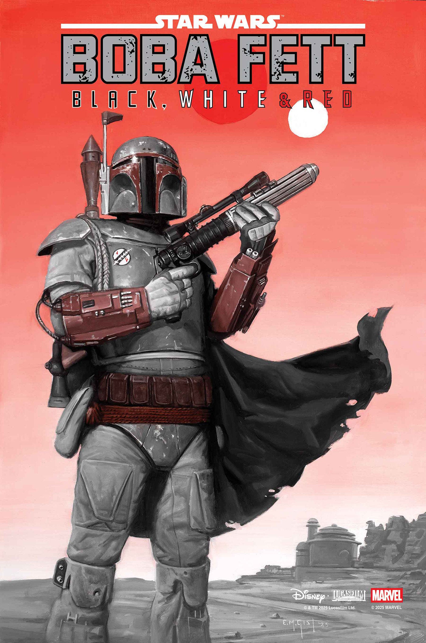 STAR WARS: BOBA FETT - BLACK, WHITE & RED #3 11/26/2025