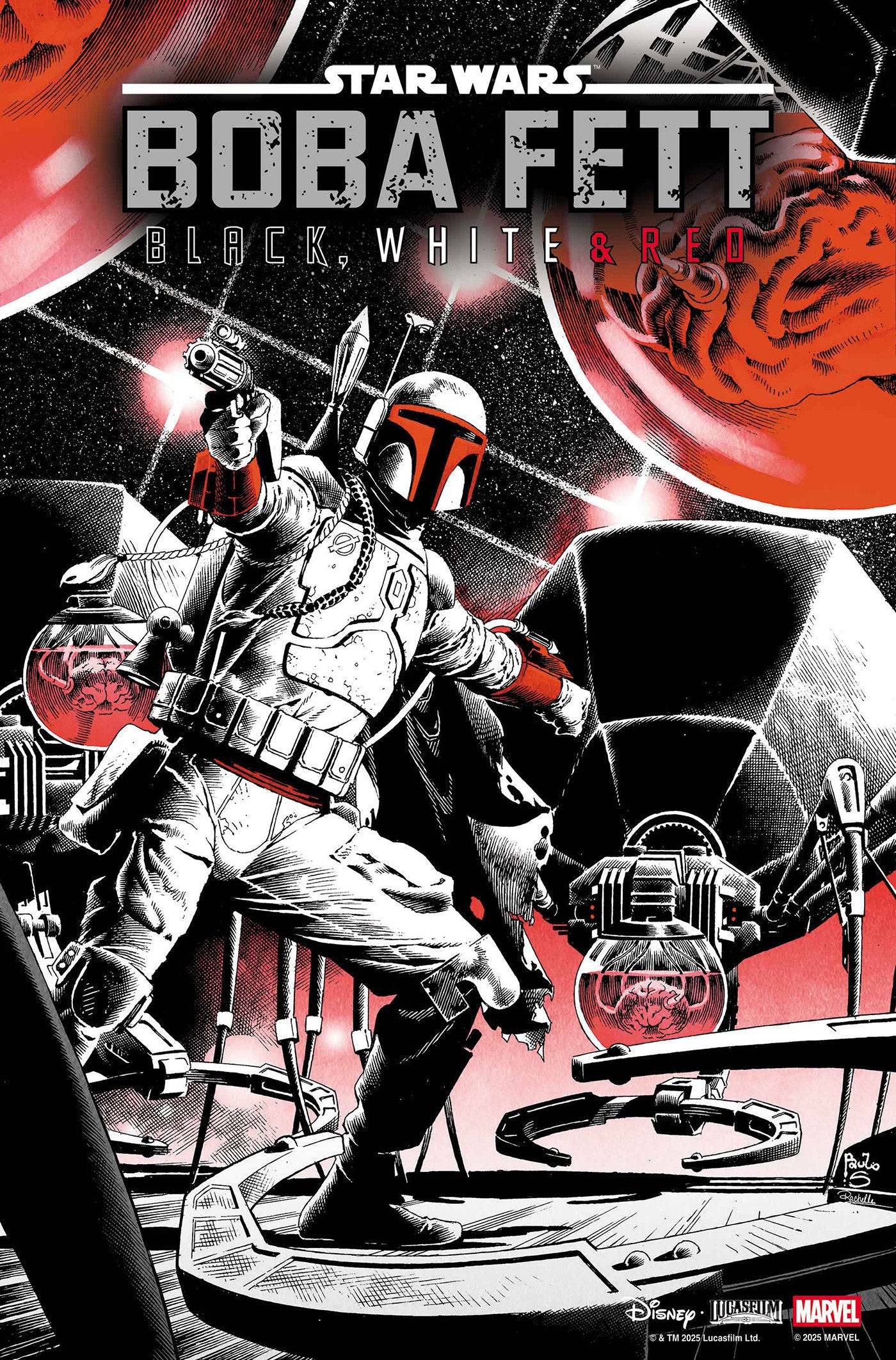 STAR WARS: BOBA FETT - BLACK, WHITE & RED #3 PAULO SIQUEIRA VARIANT 11/26/2025