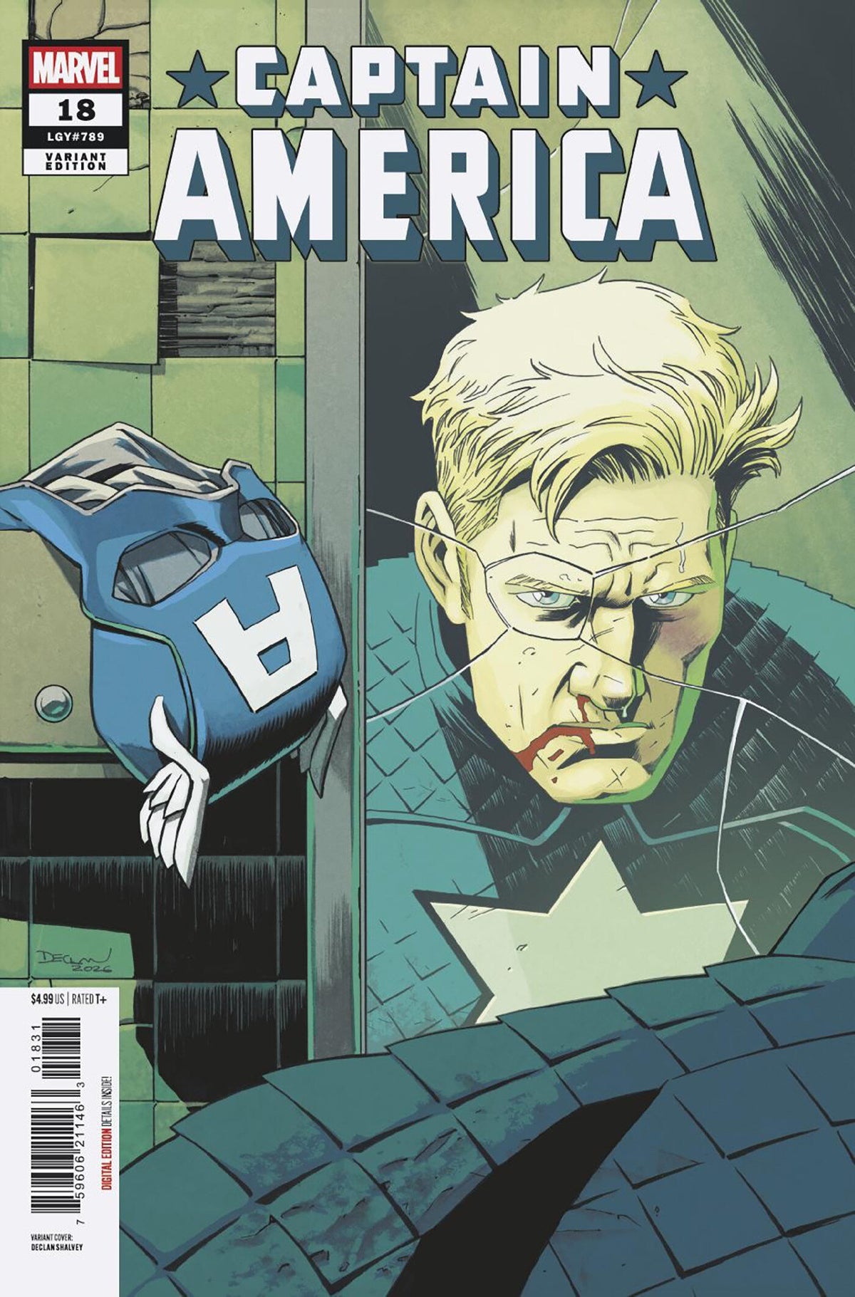 CAPTAIN AMERICA #18 DECLAN SHALVEY VARIANT 12/09/2026