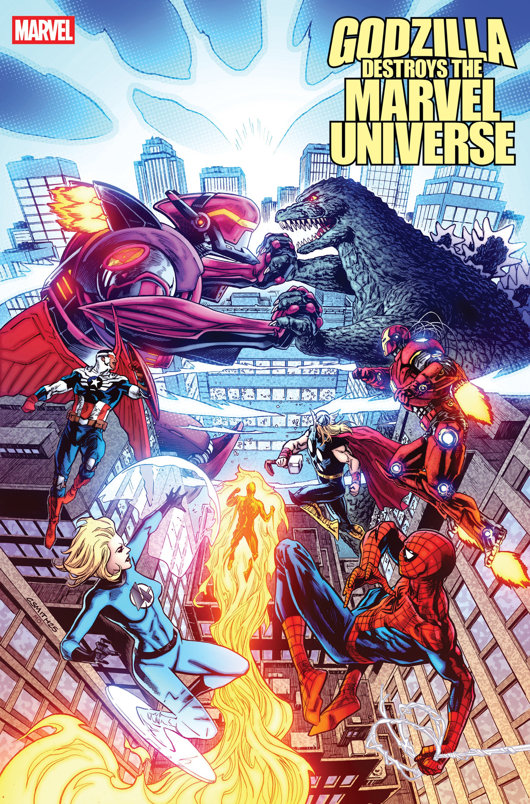 GODZILLA DESTROYS THE MARVEL UNIVERSE #5 CORY SMITH VARIANT 11/19/2025