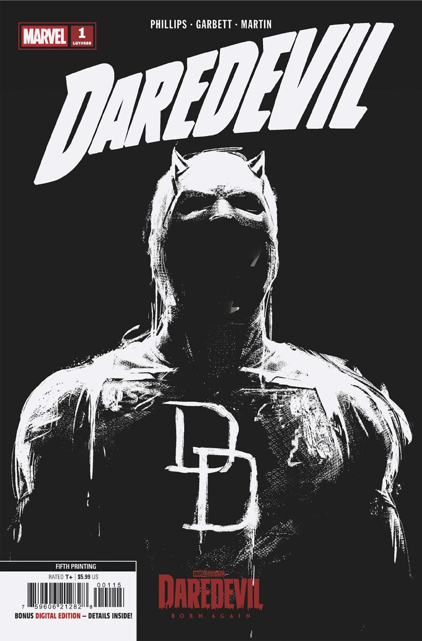 DAREDEVIL #1 MARVEL TELEVISION 5TH PRINTING VARIANT 08/26/2026