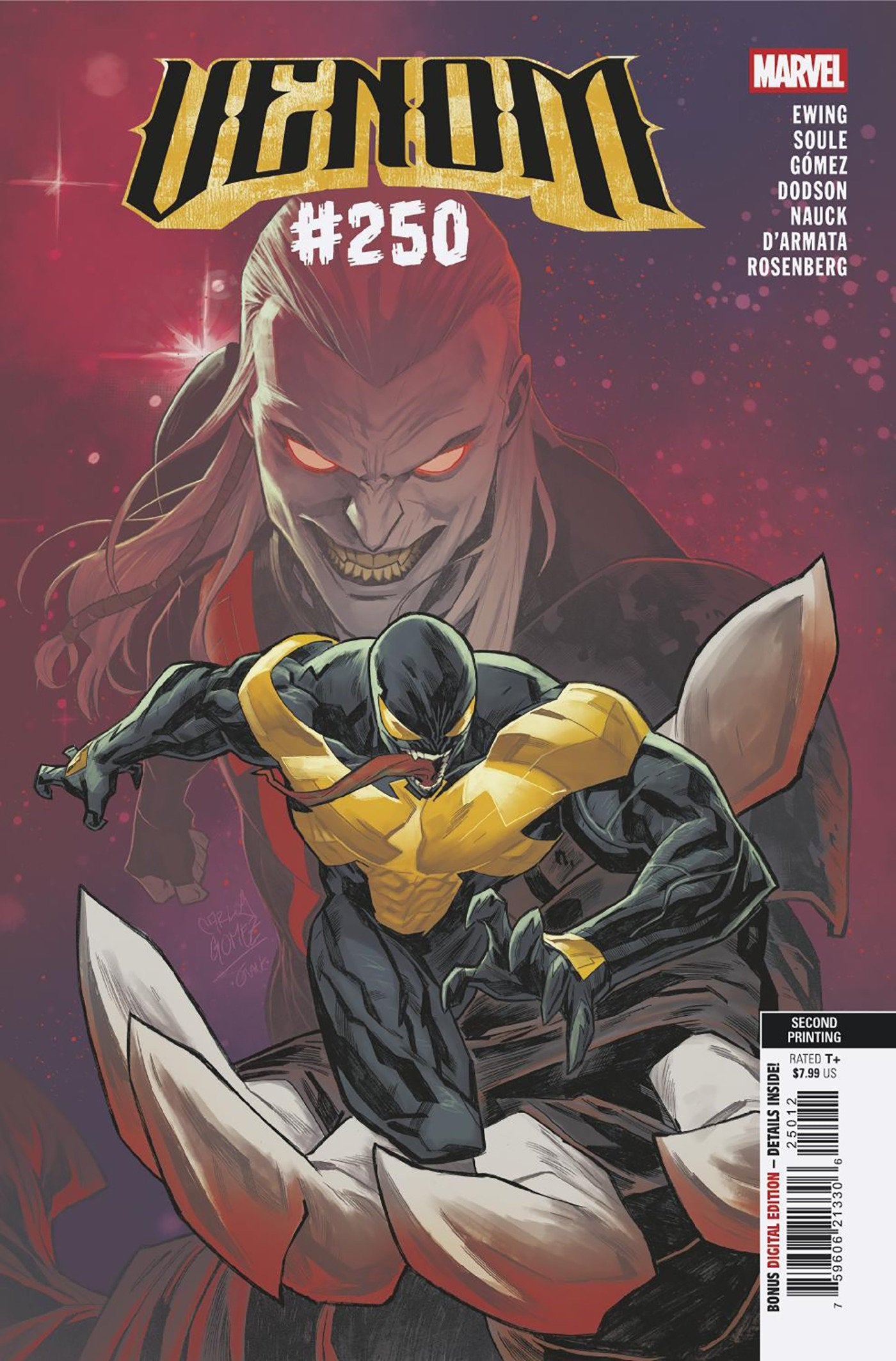 VENOM #250 CARLOS GOMEZ 2ND PRINTING VARIANT 11/19/2025