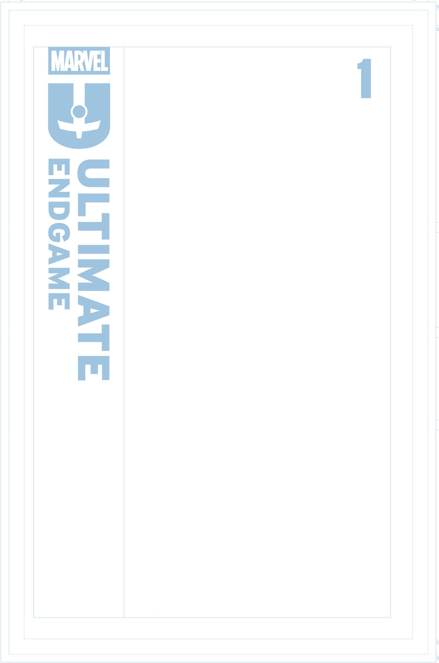 ULTIMATE ENDGAME #1 BLUE LINE BLANK VARIANT 12/31/2025