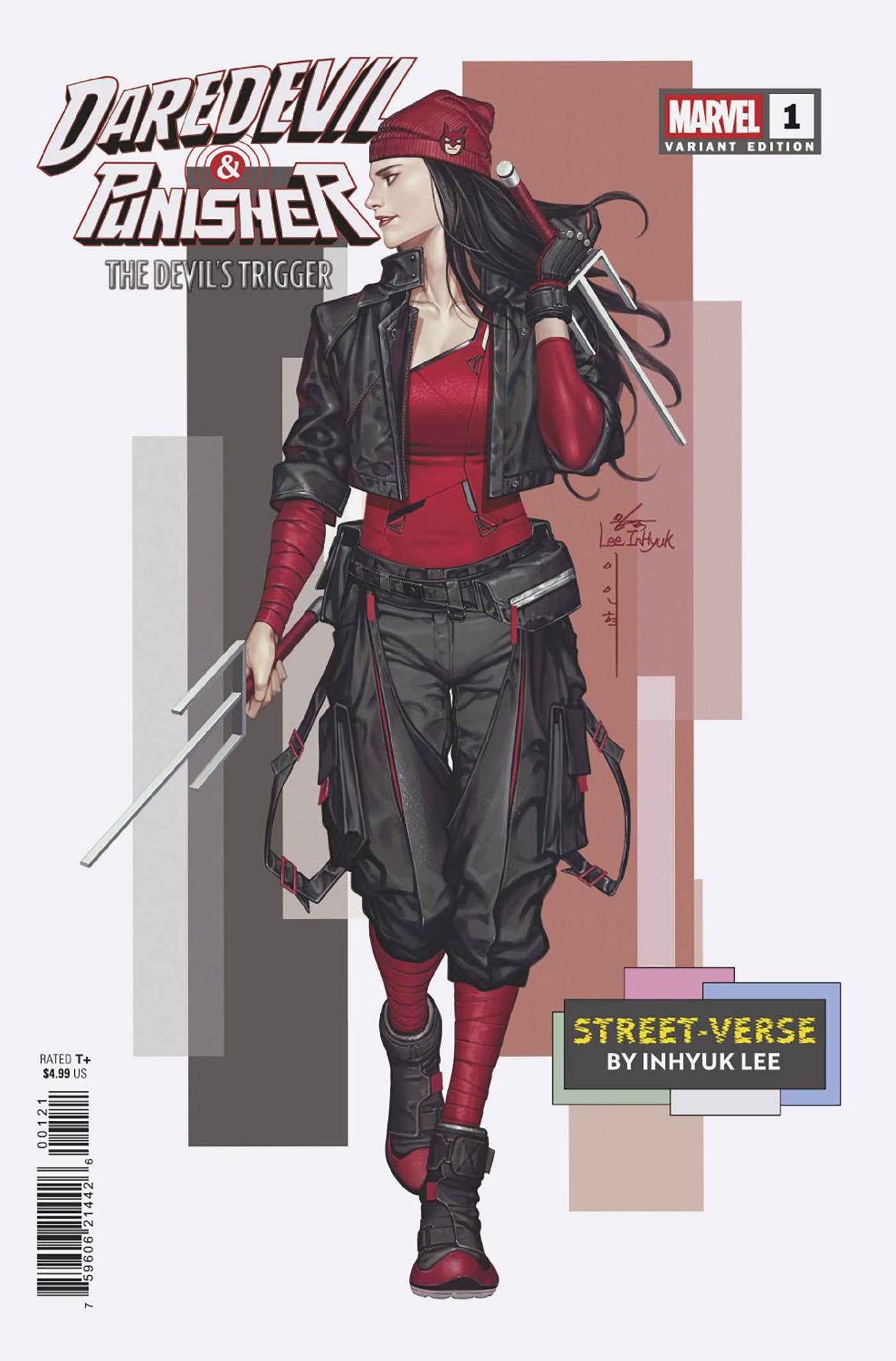 DAREDEVIL/PUNISHER: THE DEVIL'S TRIGGER #1 INHYUK LEE STREET-VERSE VARIANT 11/26/2025