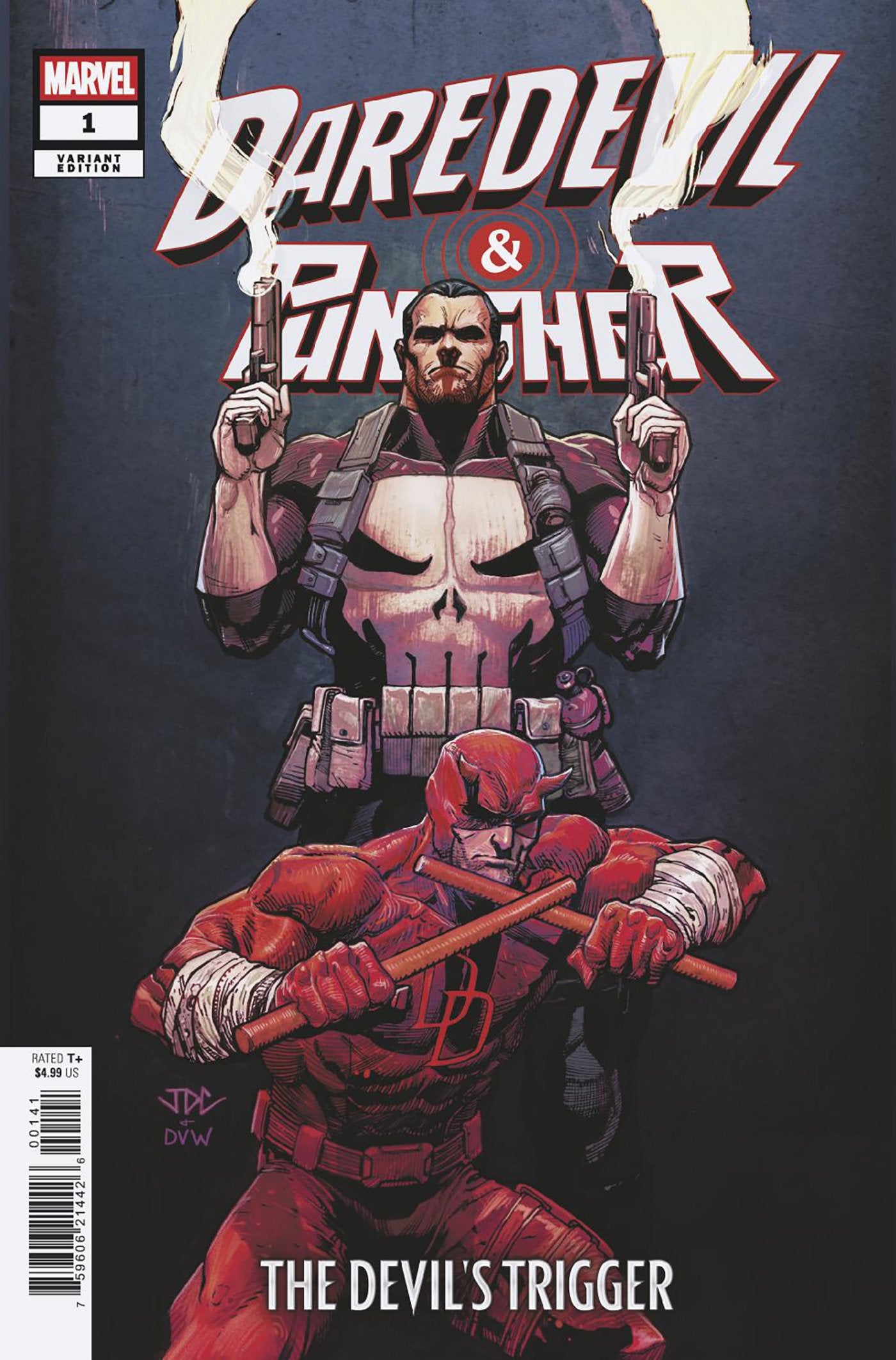 DAREDEVIL/PUNISHER: THE DEVIL'S TRIGGER #1 JOSHUA CASSARA VARIANT 11/26/2025