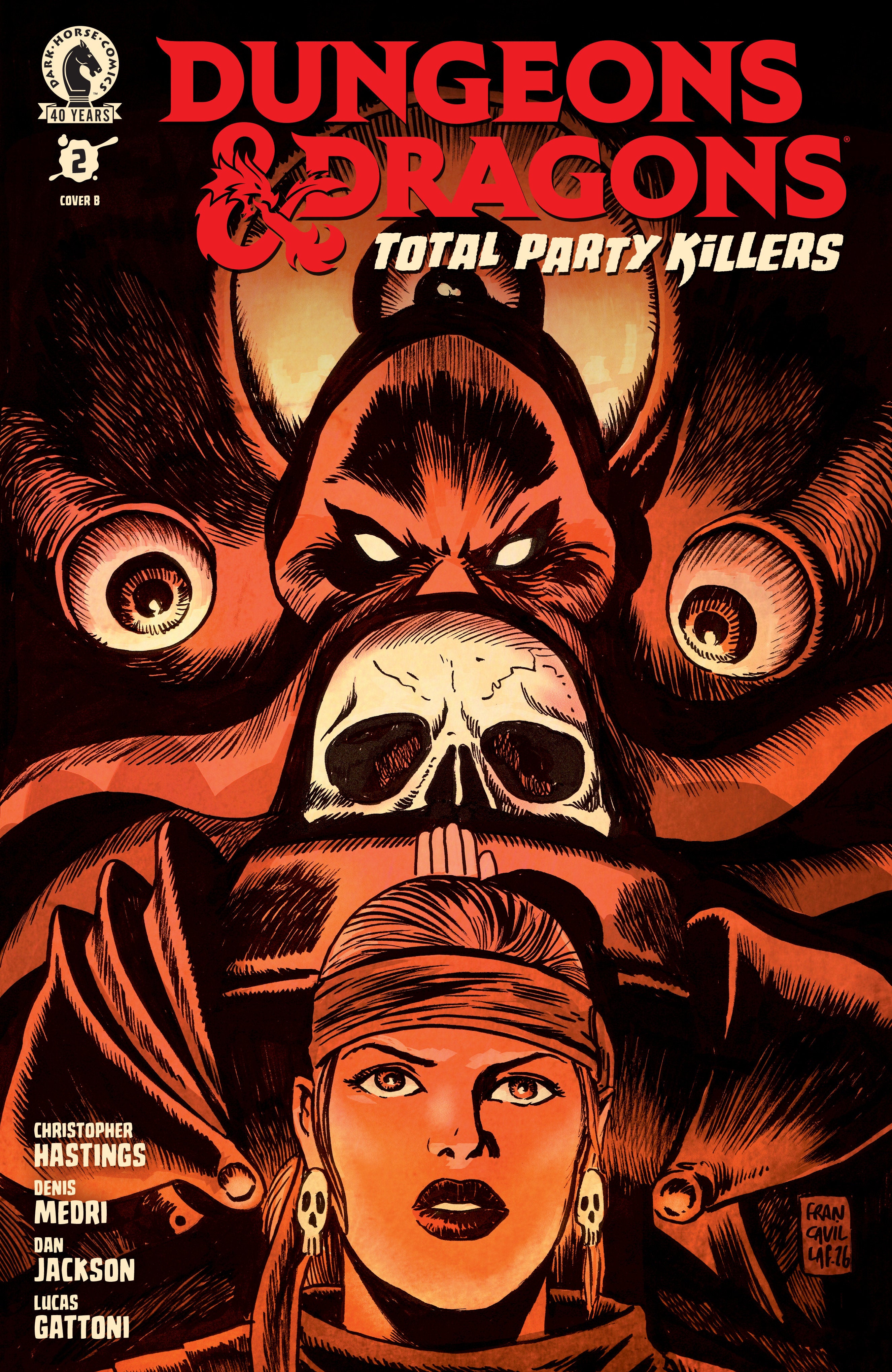 Dungeons & Dragons: Total Party Killers #2 (CVR B) (Francesco Francavilla)) 09/02/2026