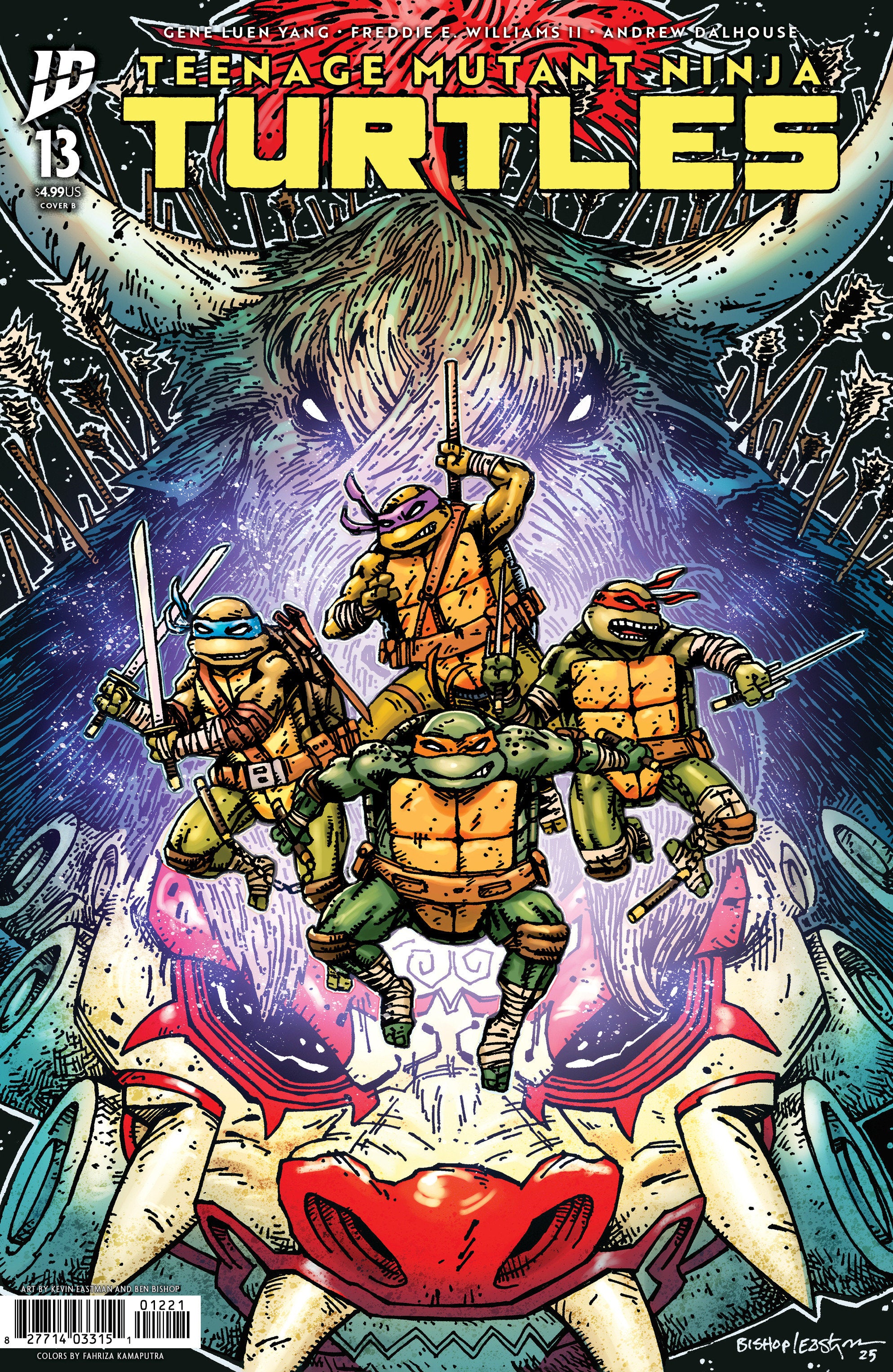 Teenage Mutant Ninja Turtles #13 Variant B (Eastman & Bishop) 12/10/2025