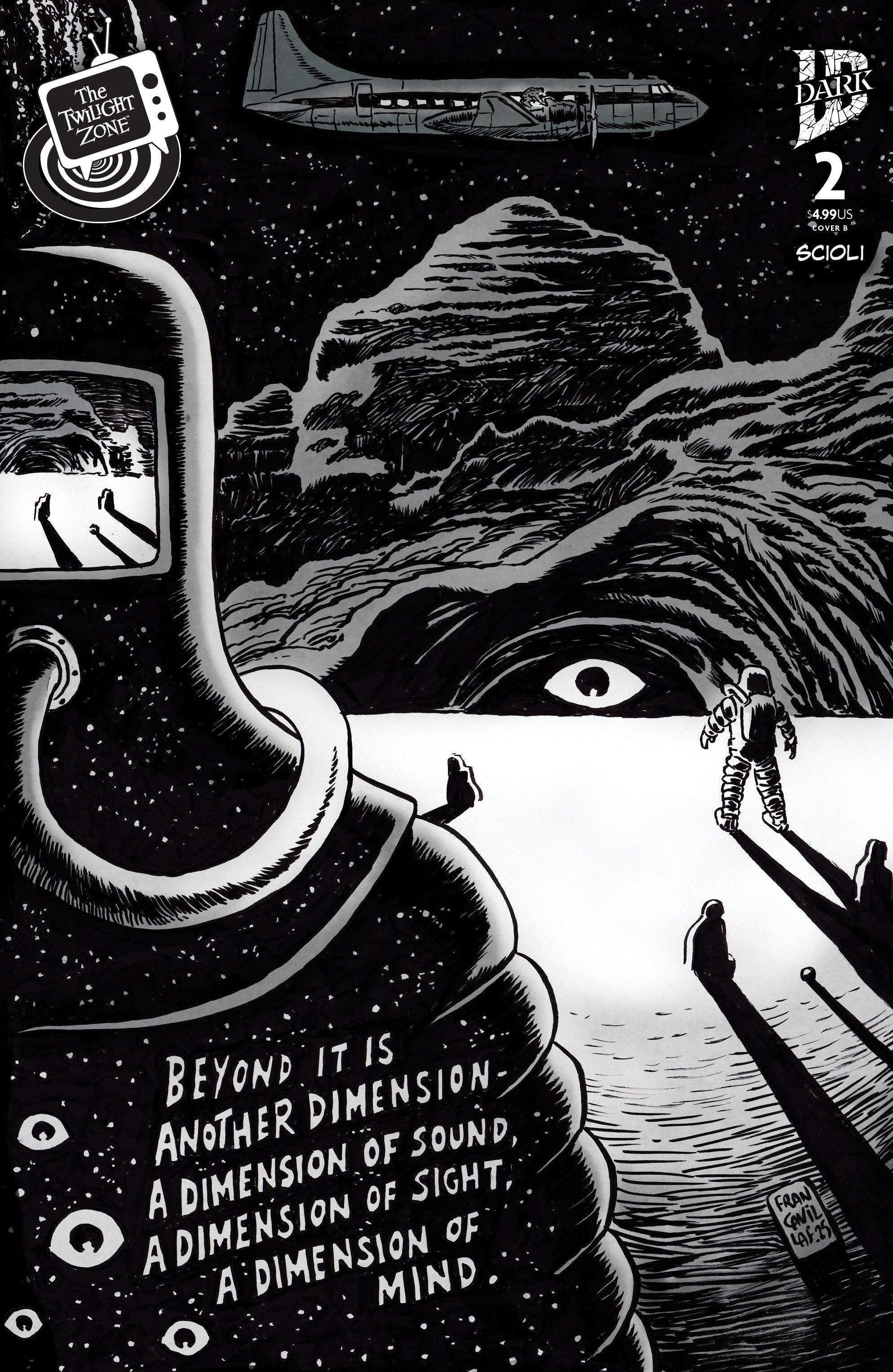The Twilight Zone #2 Variant B (Francavilla Connecting Cover) 11/19/2025