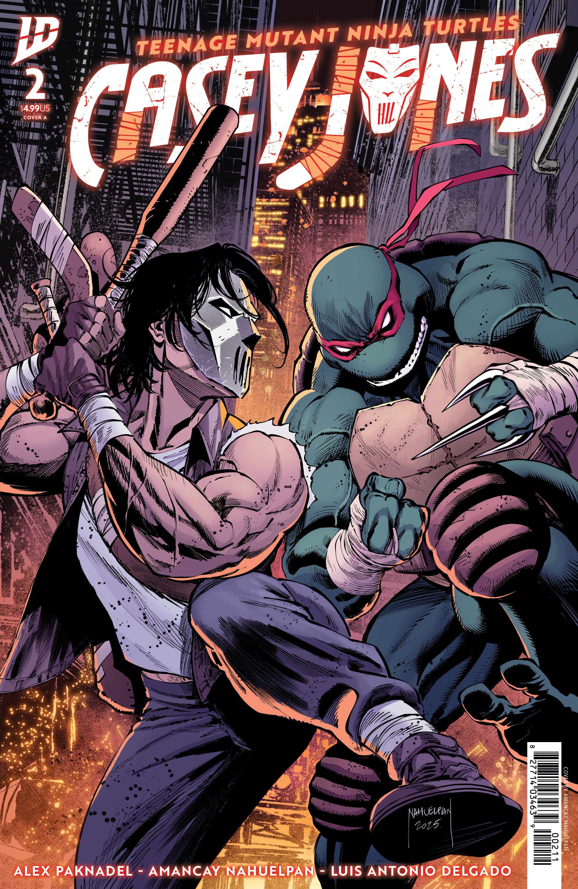 Teenage Mutant Ninja Turtles: Casey Jones #2 Cover A (Nahuelpan) 11/19/2025